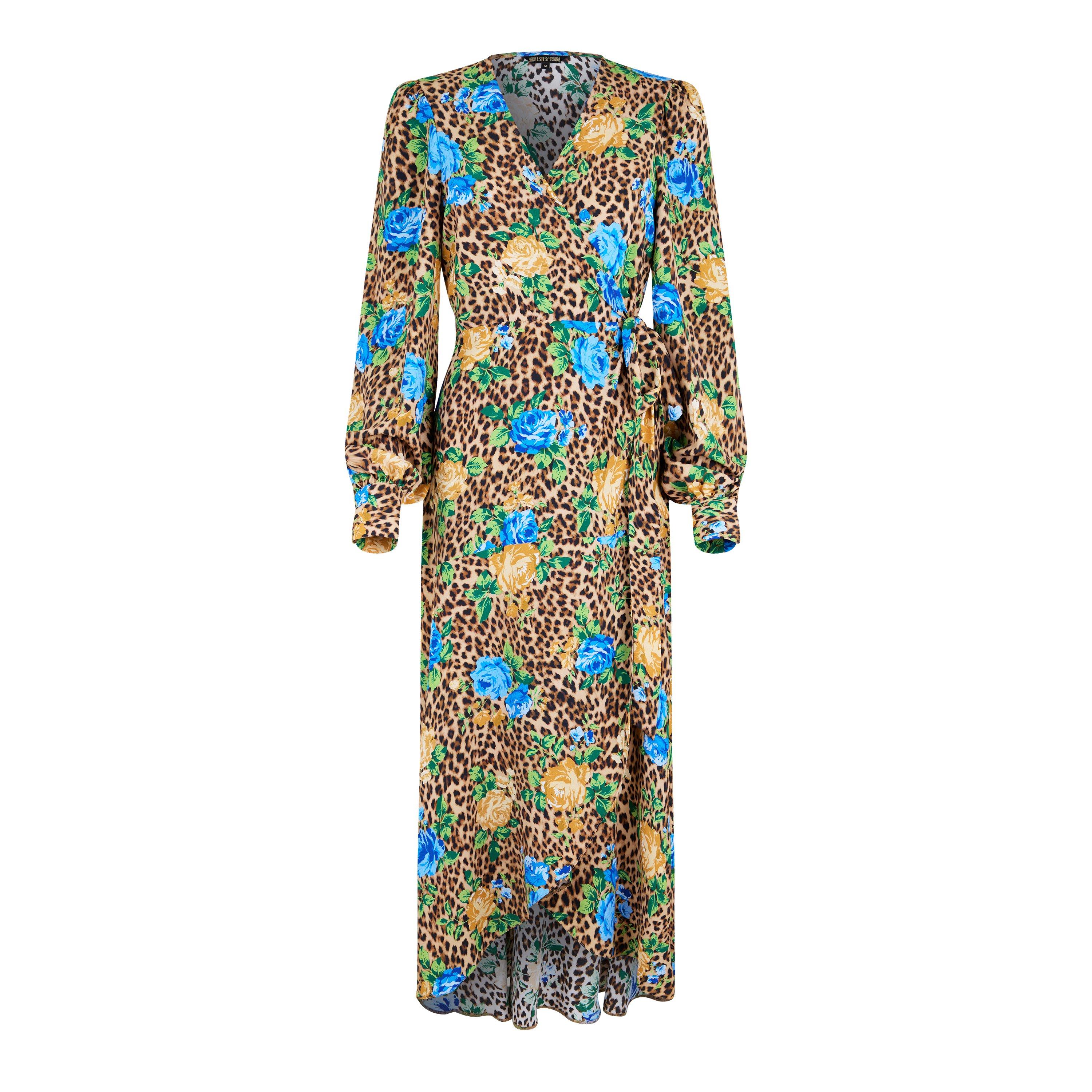 Leopard Floral - Biba - Printed Wrap Dress - 5