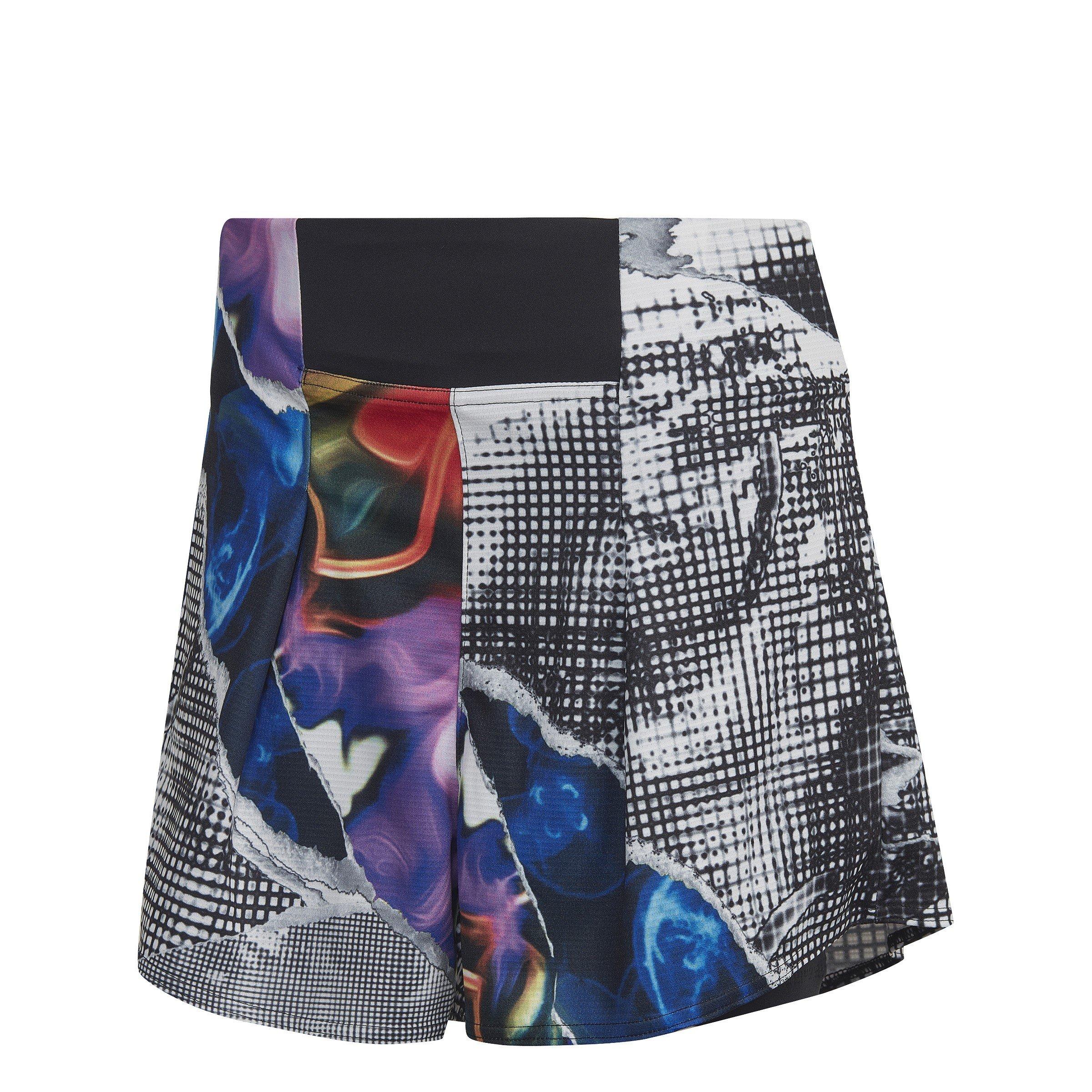 adidas Tennis U.S. Series Ergo Printed Shorts Womens - Black/Multi