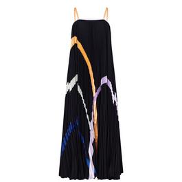 Emporio Armani Pleat Midi Dress