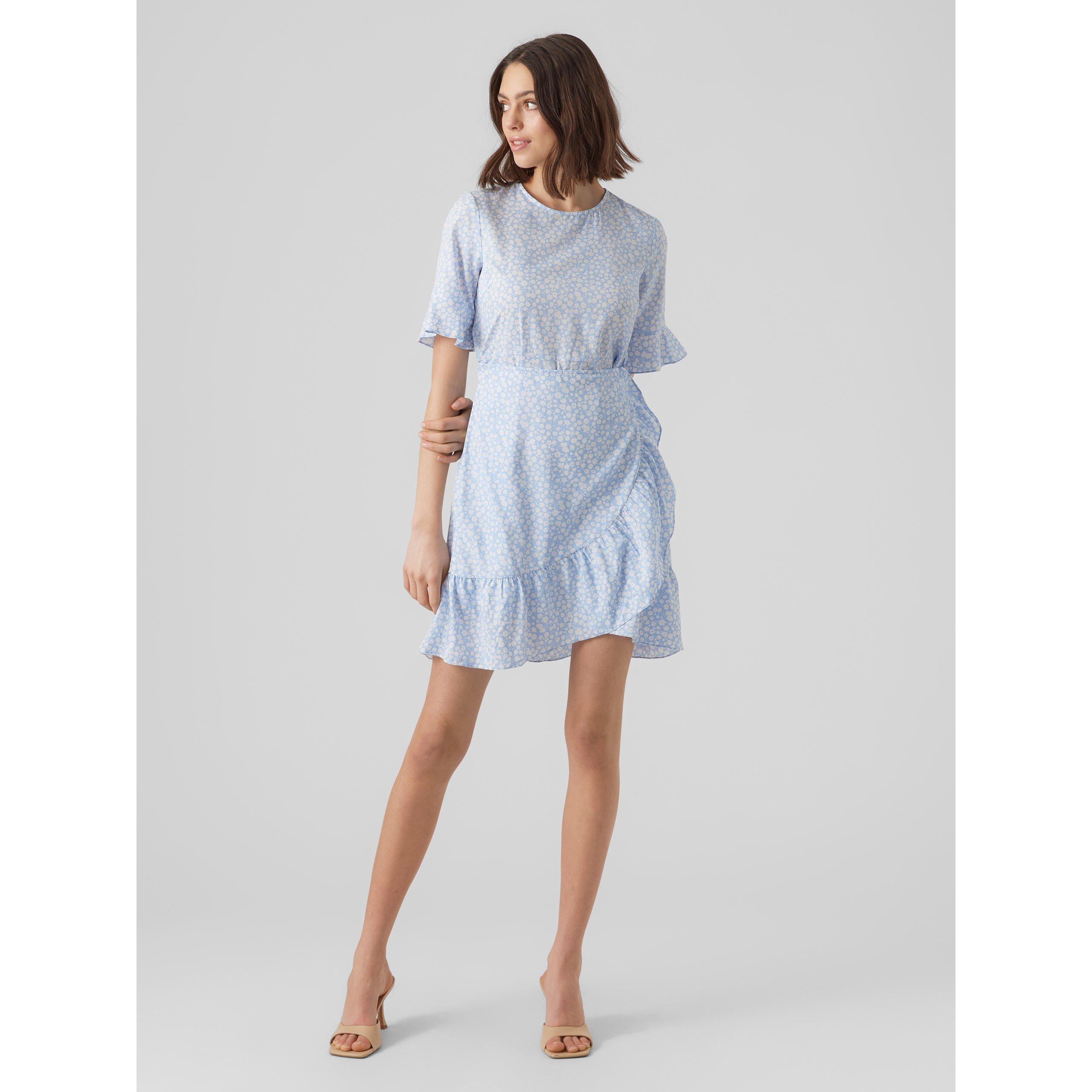 Blå Klokkeblomst Henna - Vero Moda - Henna Mini Dress - 2