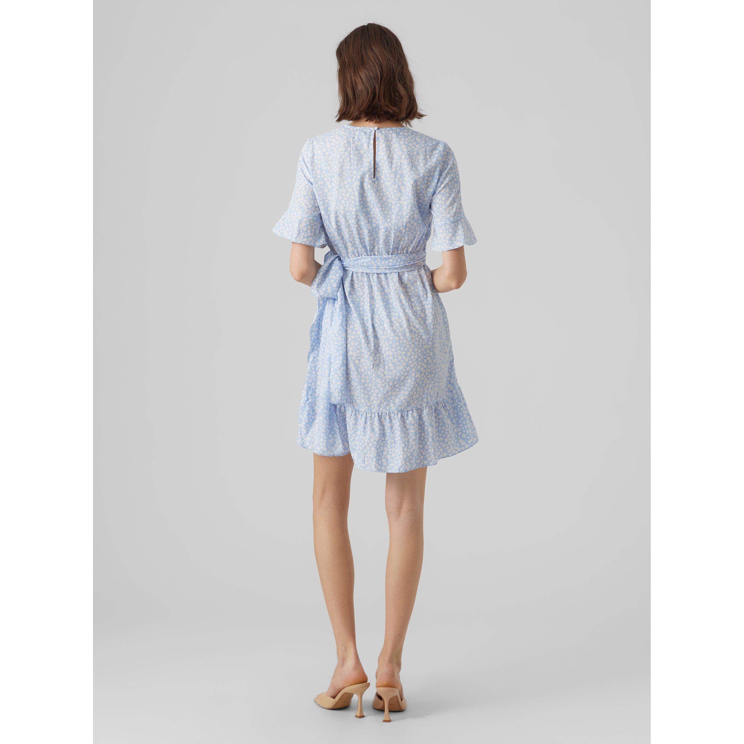 Blå Klokkeblomst Henna - Vero Moda - Henna Mini Dress - 3