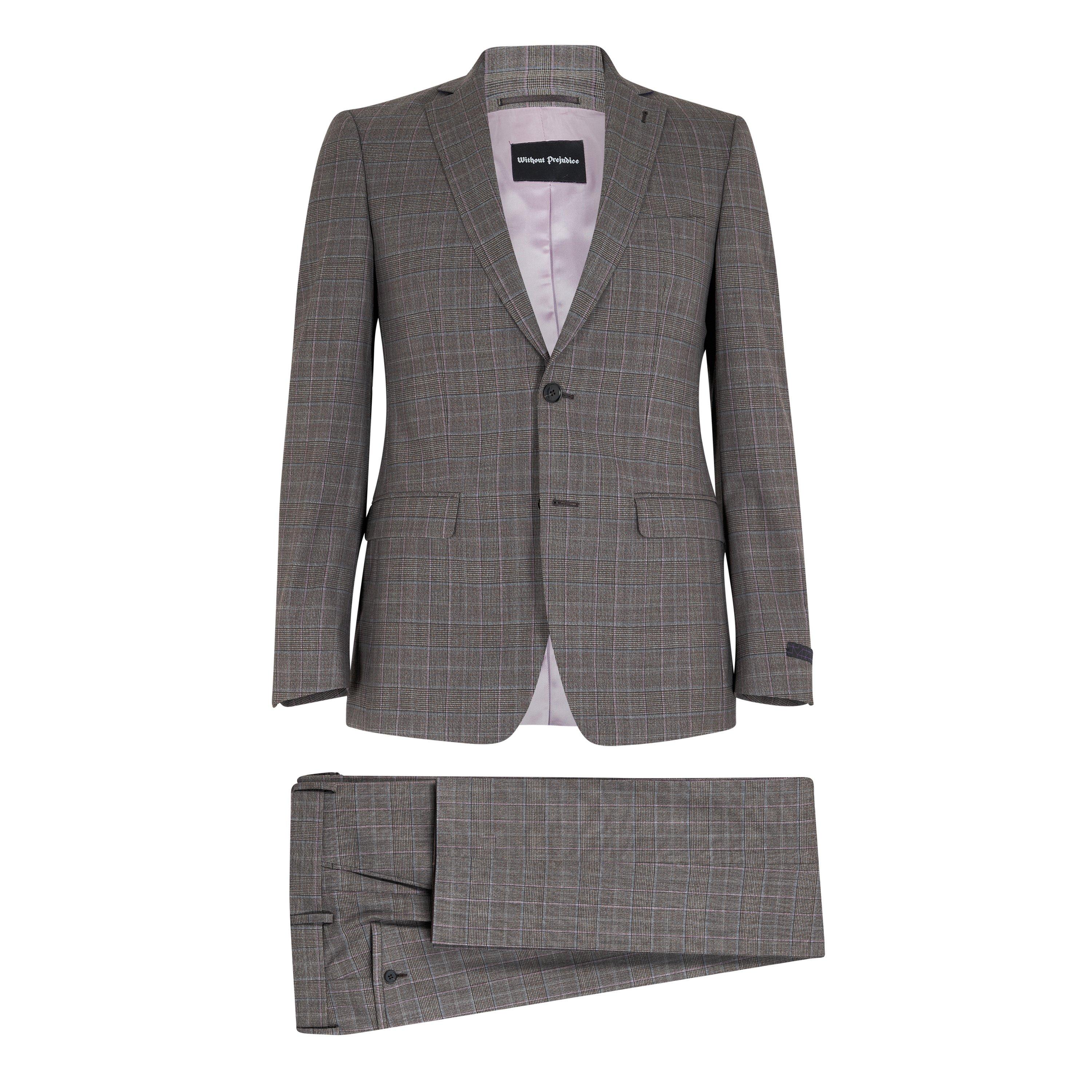 Brown - Without Prejudice - Kilburn Check Suit - 1