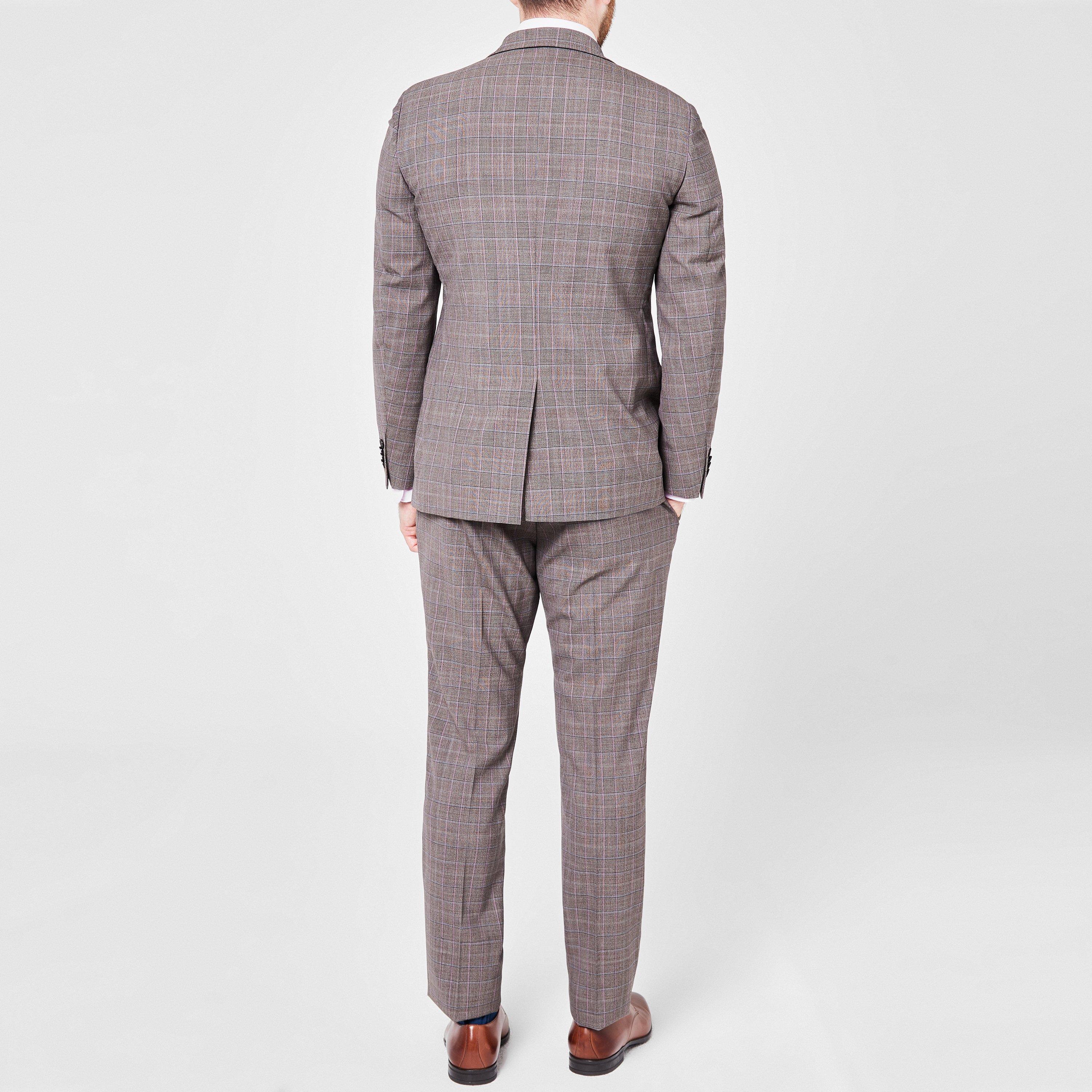 Brown - Without Prejudice - Kilburn Check Suit - 3