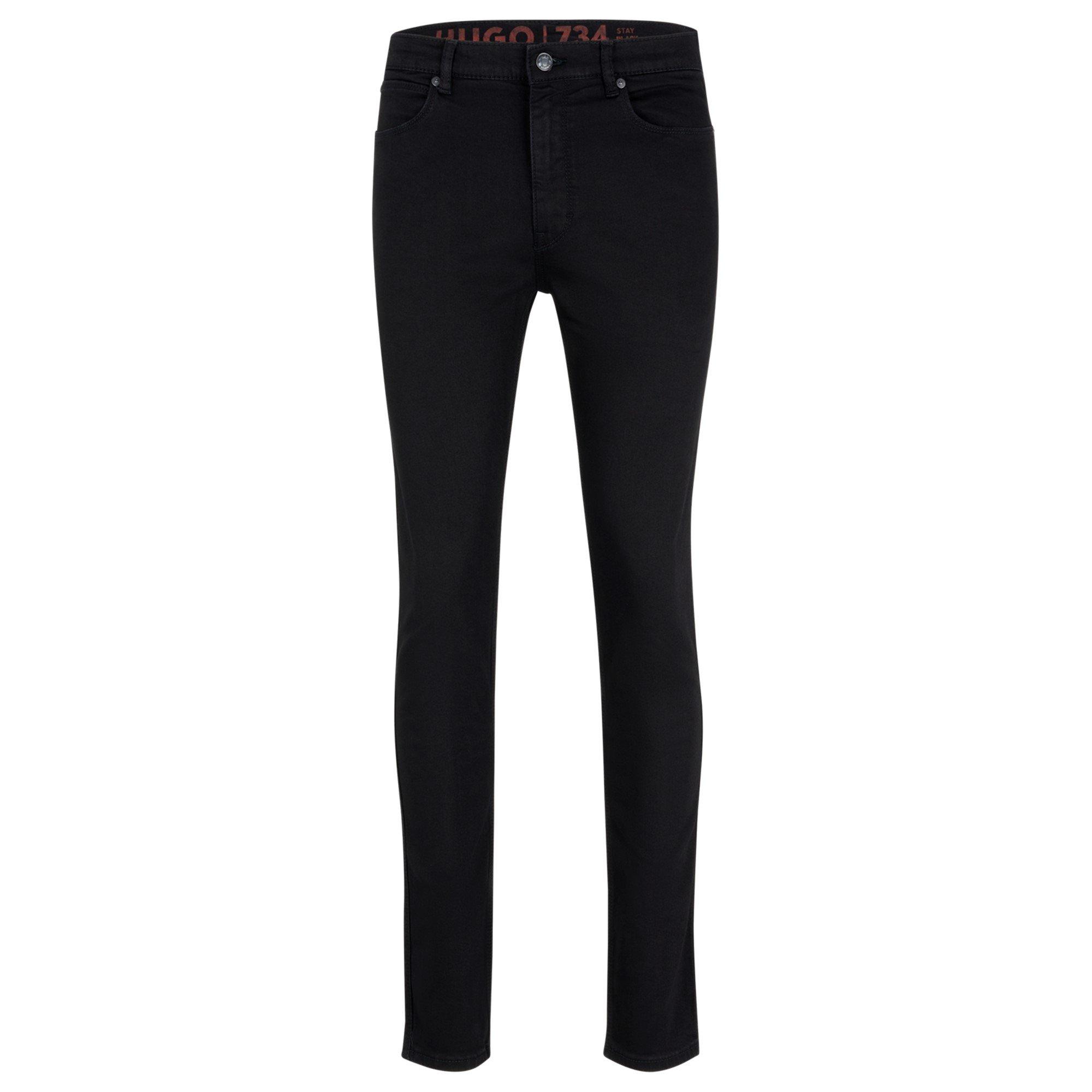 Hugo Men's 734 Extra Slim Fit Jeans - Black 001 - 29W L