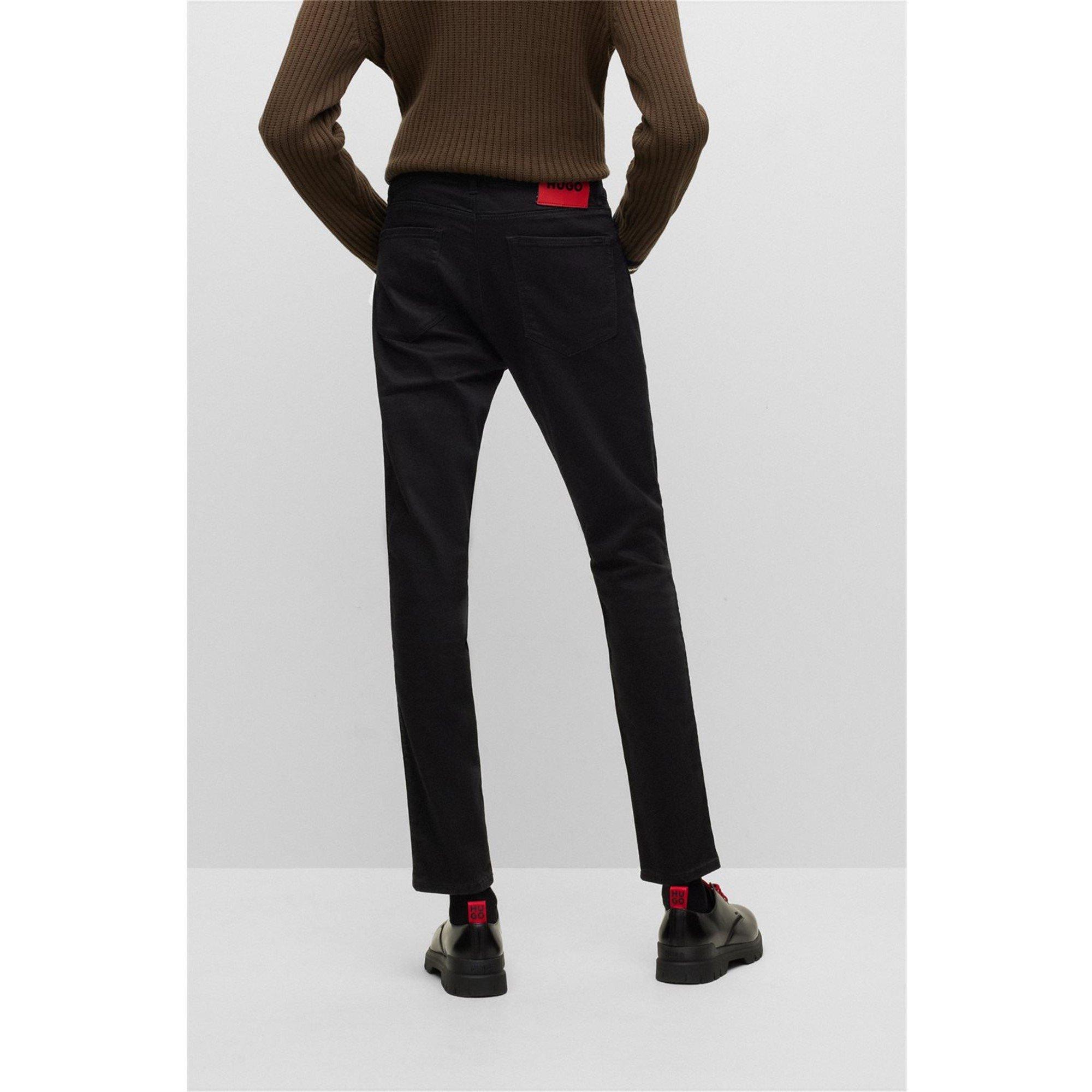 Black 001 - Hugo - 734 Extra Slim Fit Jeans - 3