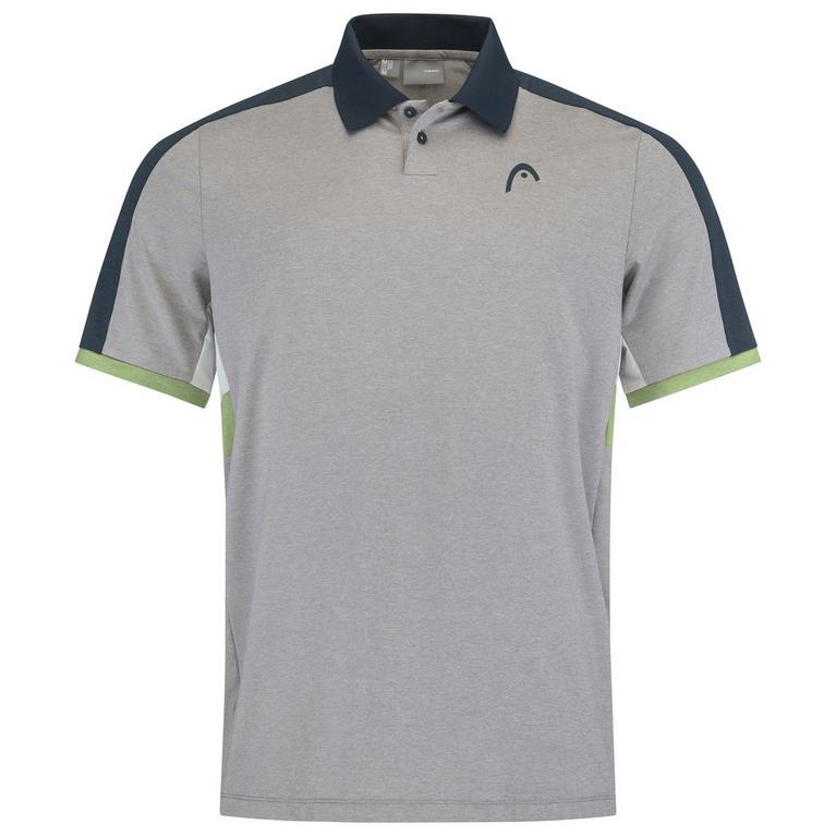 Gris/Marine/Lime - HEAD - Padel Tech Polo Shirt - 1