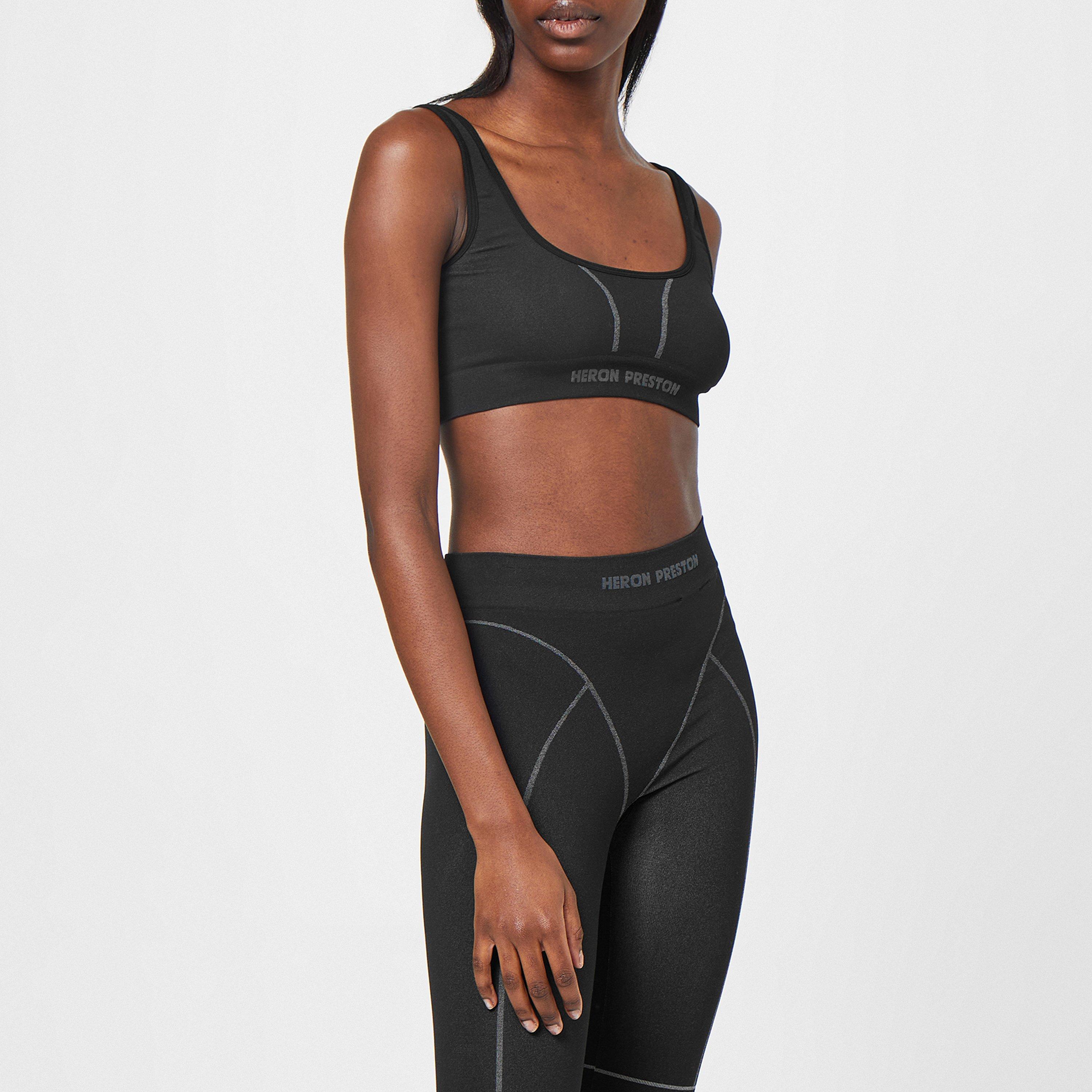Blk/Blk 1001 - Heron Preston - Active Sports Bra - 1