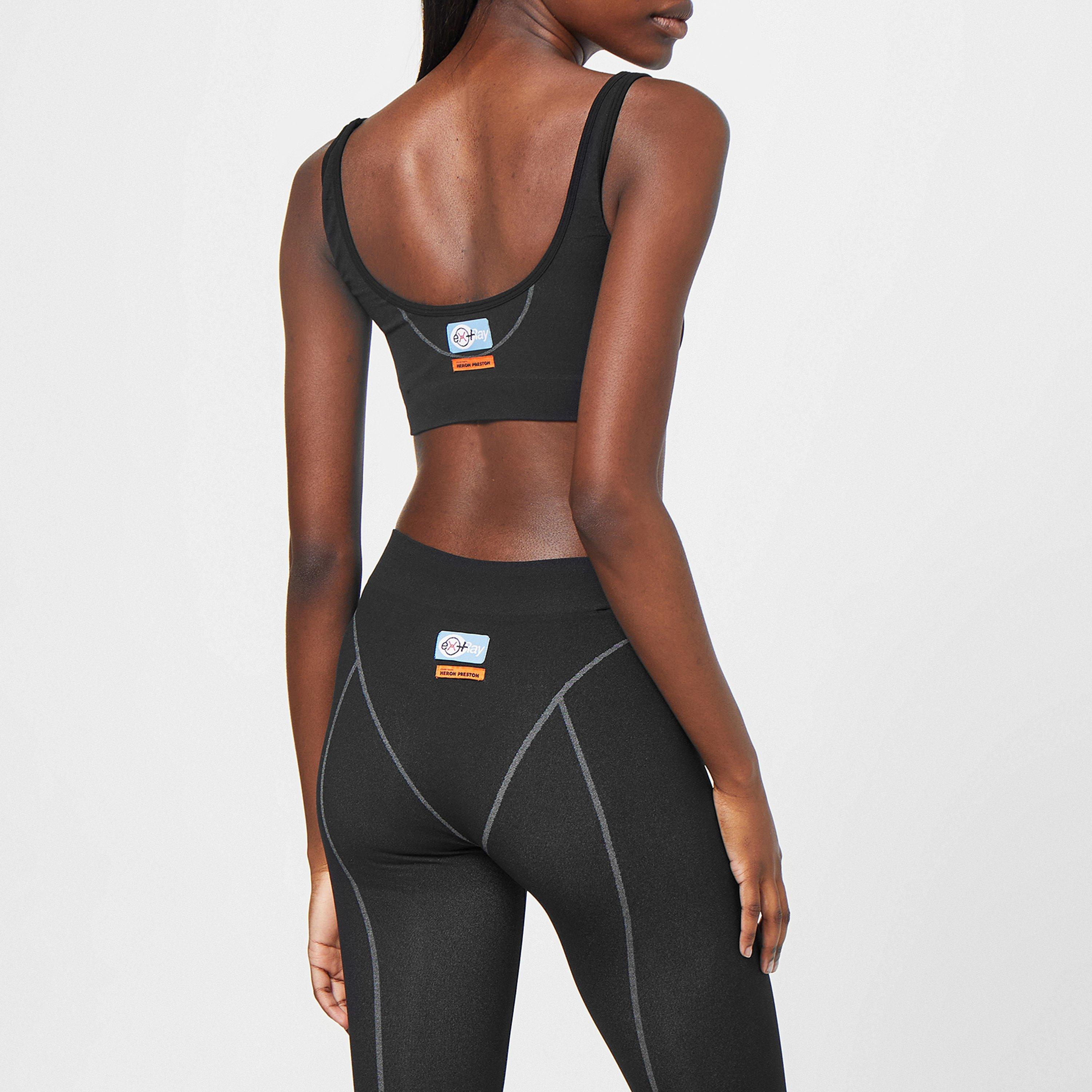 Blk/Blk 1001 - Heron Preston - Active Sports Bra - 2