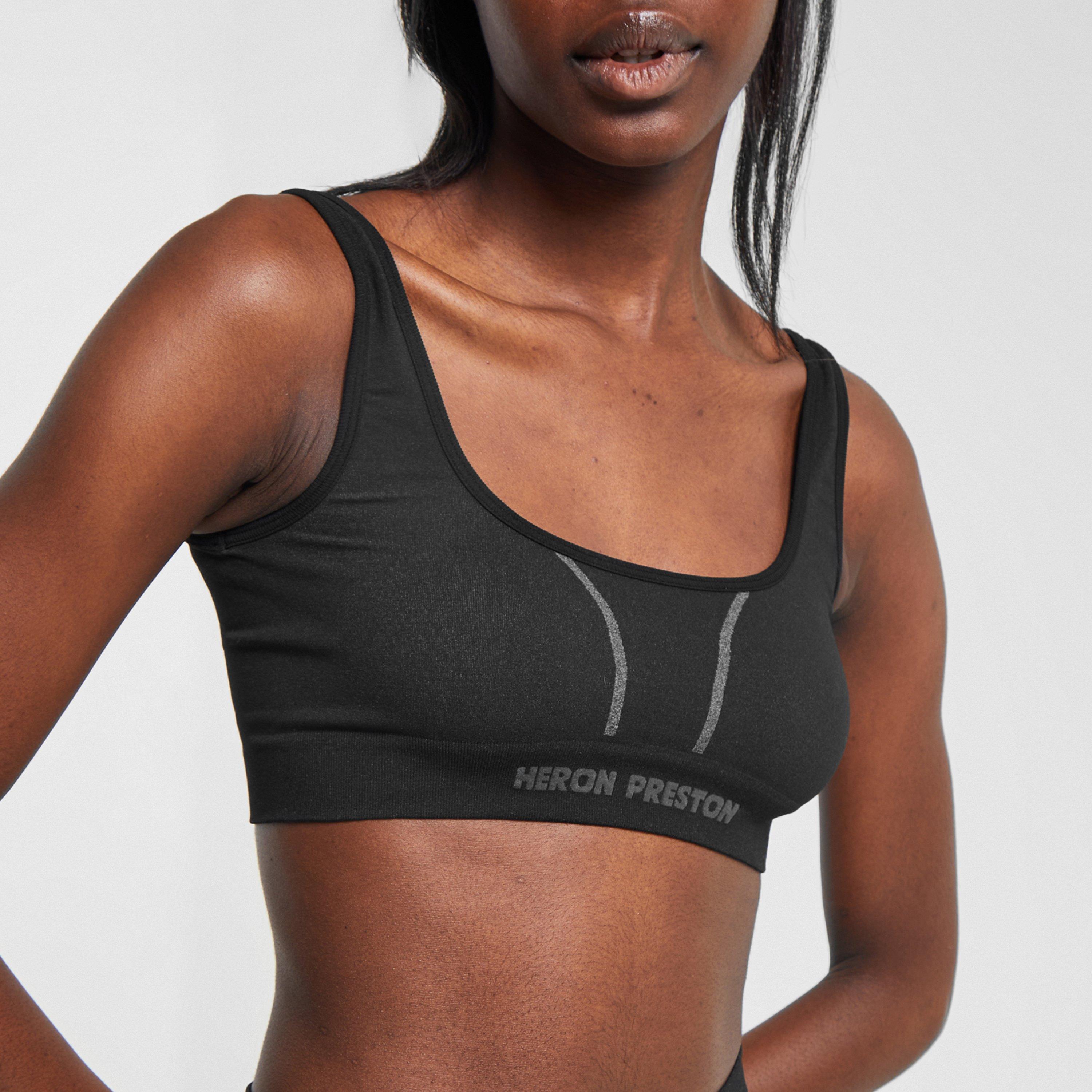 Blk/Blk 1001 - Heron Preston - Active Sports Bra - 3