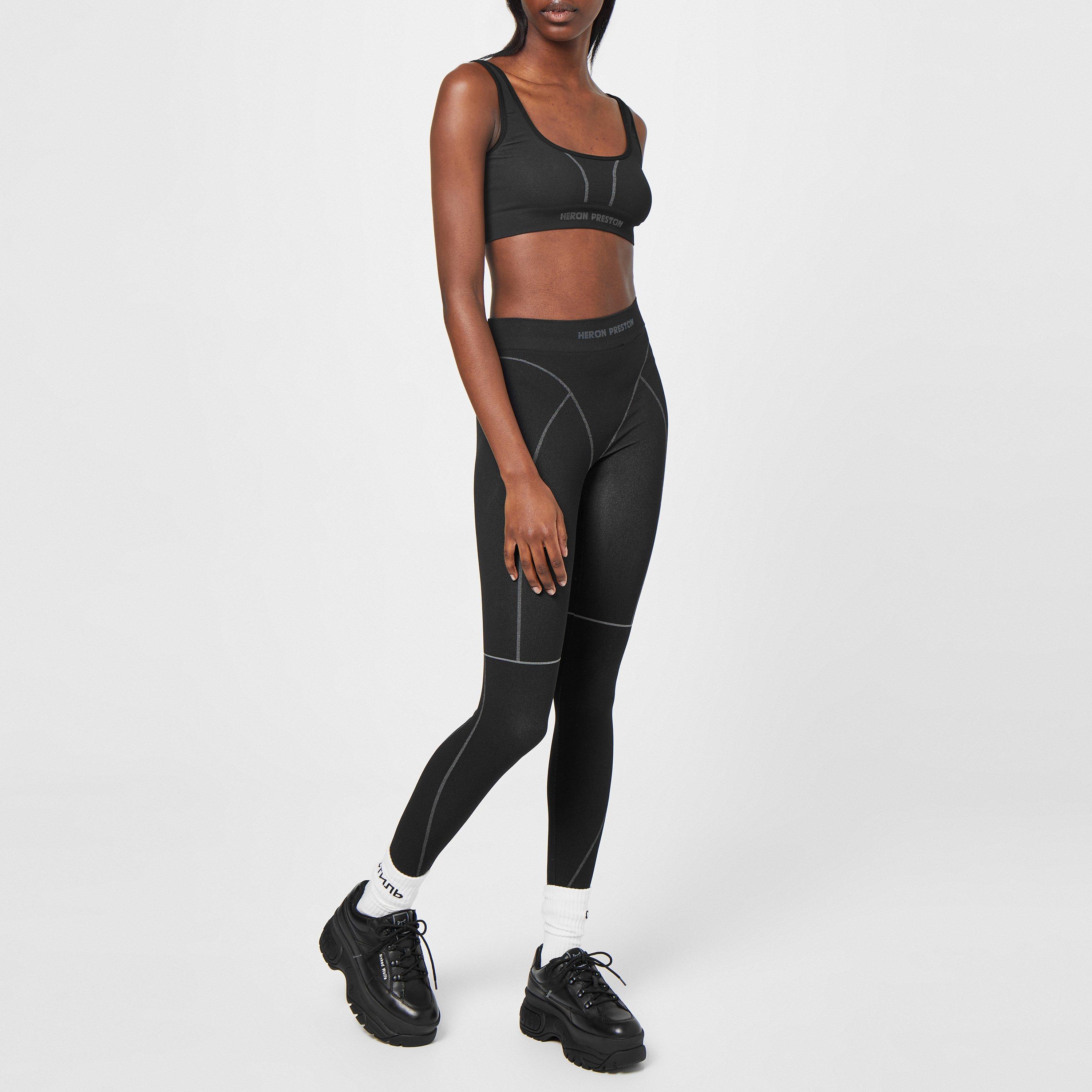 Blk/Blk 1001 - Heron Preston - Active Sports Bra - 4