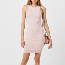 MICHAEL Michael Kors Monogram Tank Midi Dress