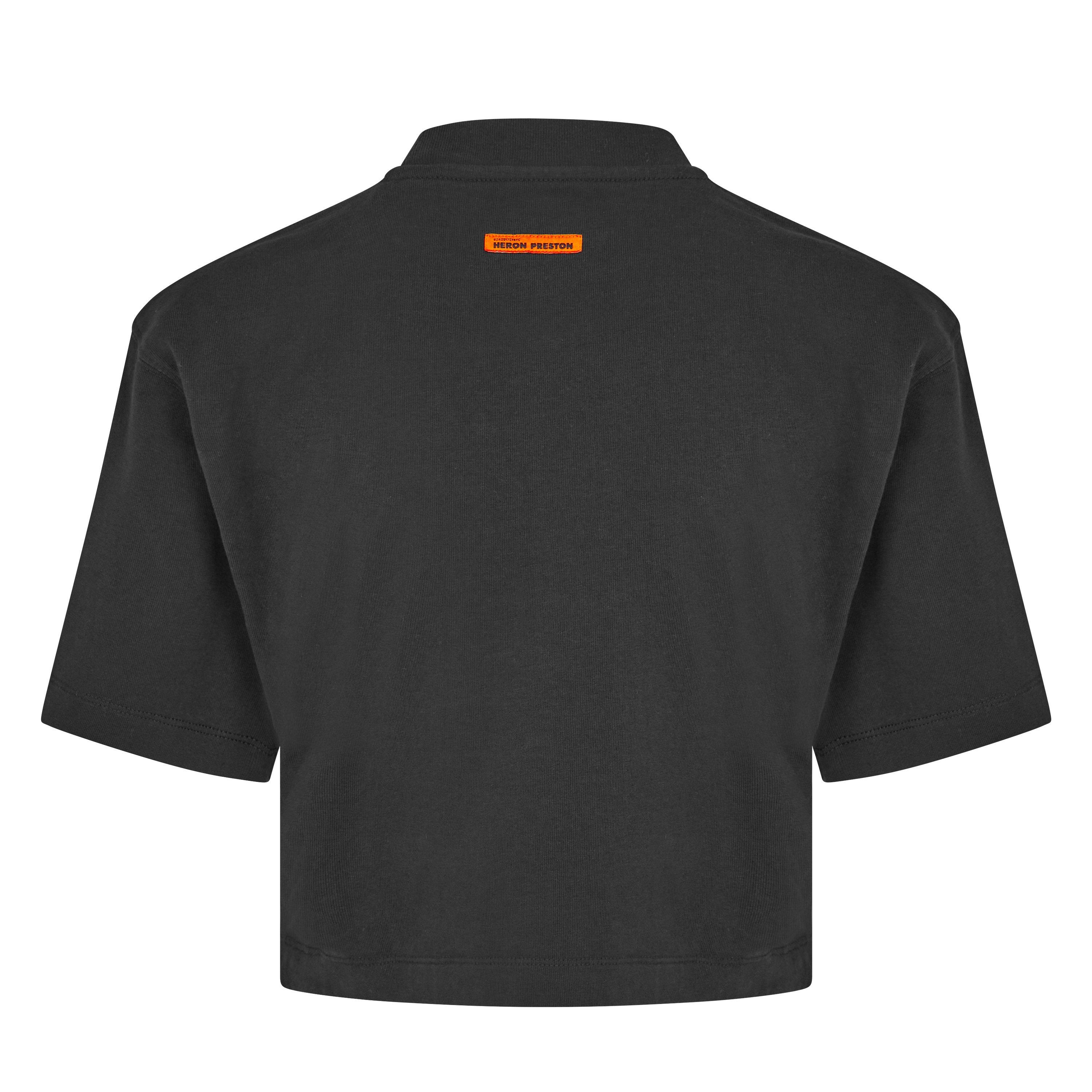 Blk 1001 - Heron Preston - Ctnmb Cropped Cotton T-Shirt - 6