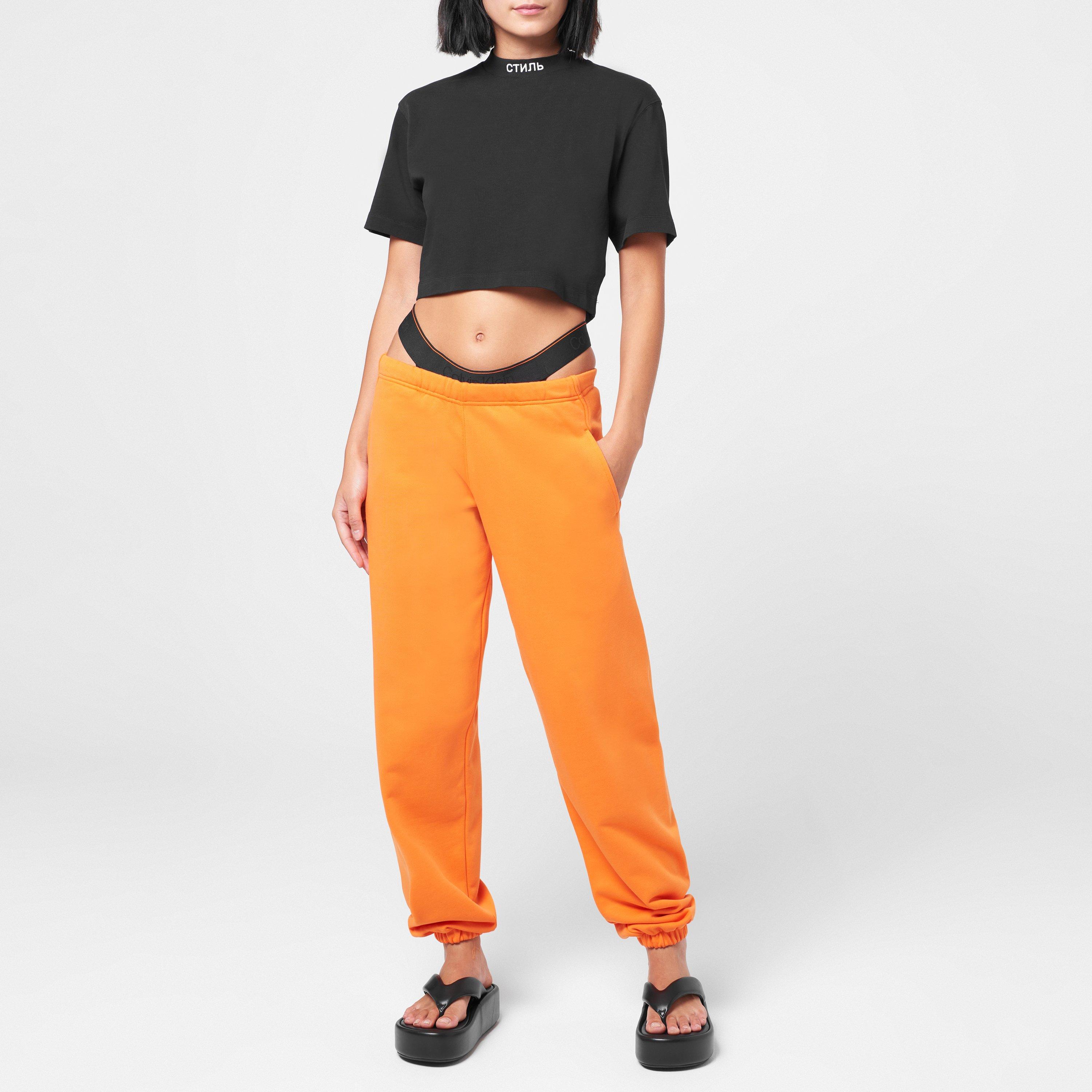 Blk 1001 - Heron Preston - Ctnmb Cropped Cotton T-Shirt - 4