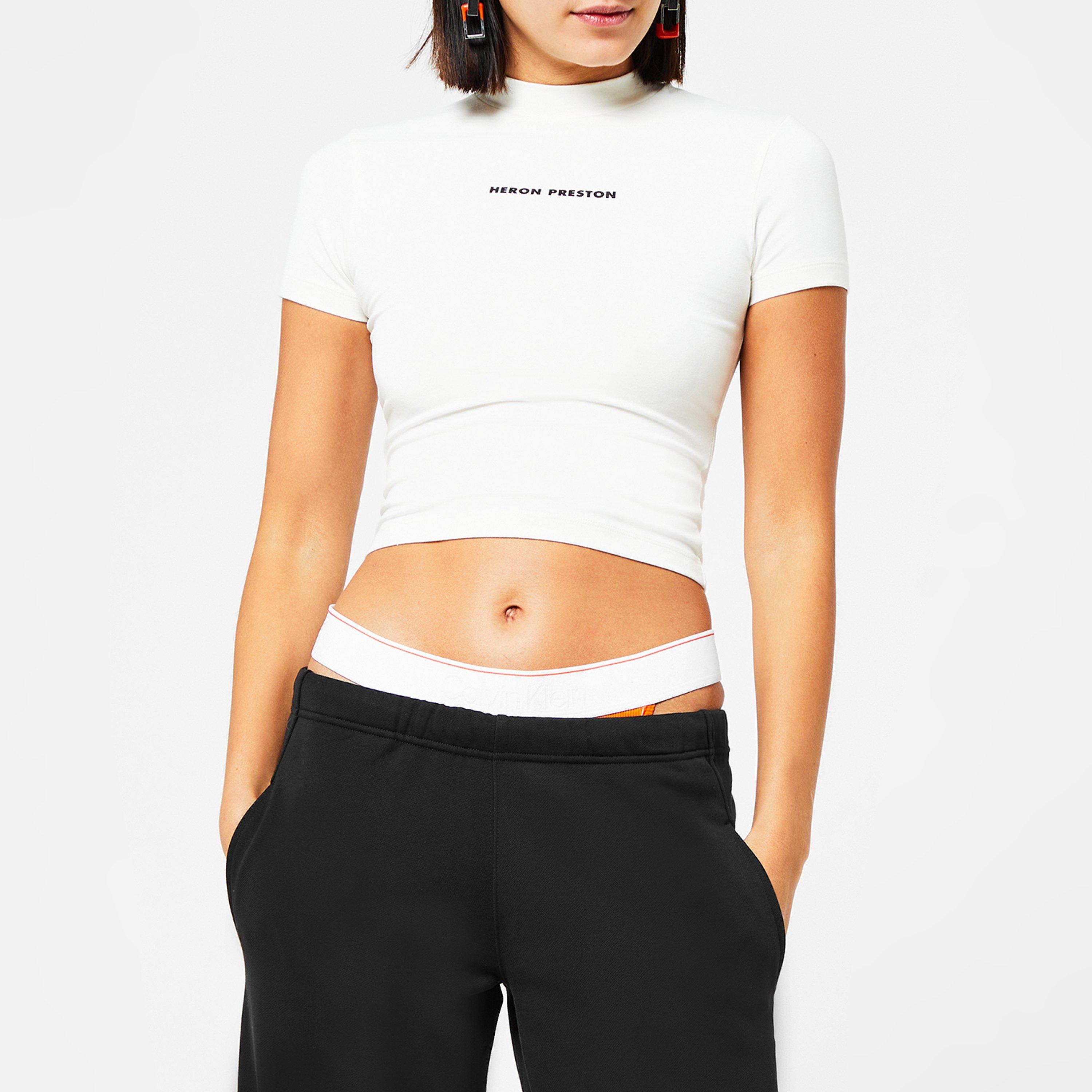 Heron PrestonヘロンプレストンHPNY Logo Cropped Tee Tシャツ Heron Preston(ヘロンプレストン) Tシャツ・カットソー(メンズ