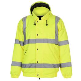 Dunlop Hi Vis Bomber Jacket Mens