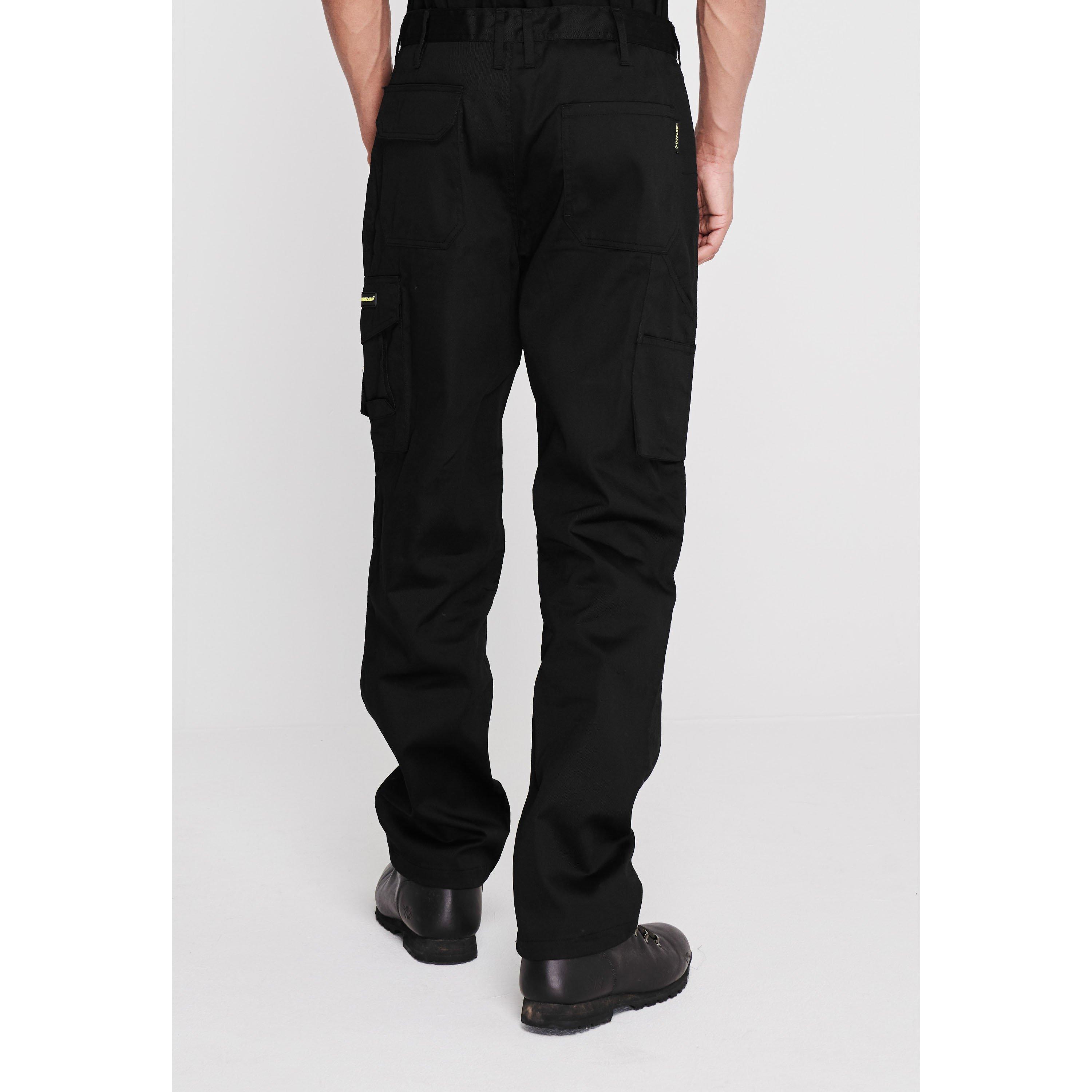 Black - Dunlop - Work Trousers Mens - 3