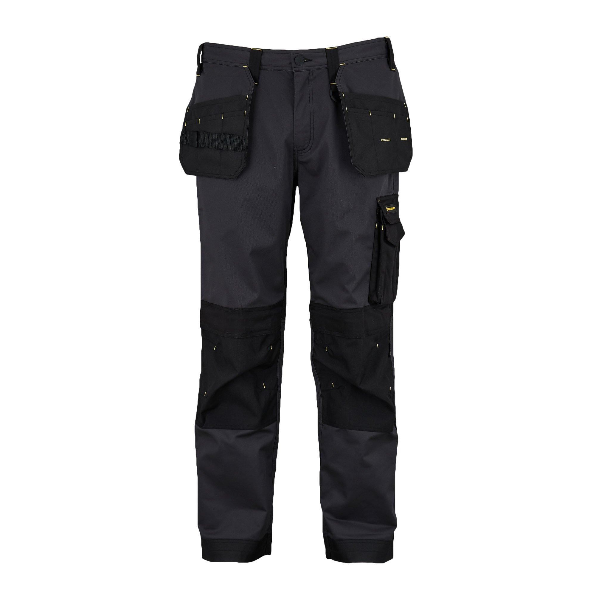 Charcoal/Black - Dunlop - On Site Work Trousers Mens - 1