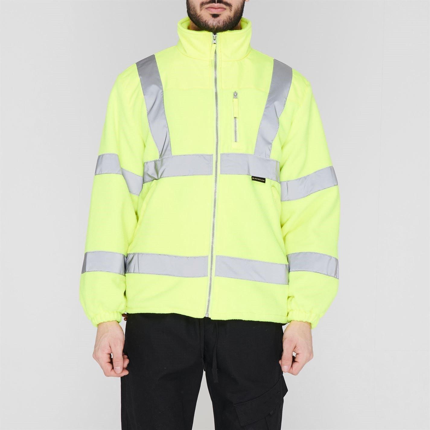 Gelb - Dunlop - Hi Vis Fleece Jacket Mens - 3