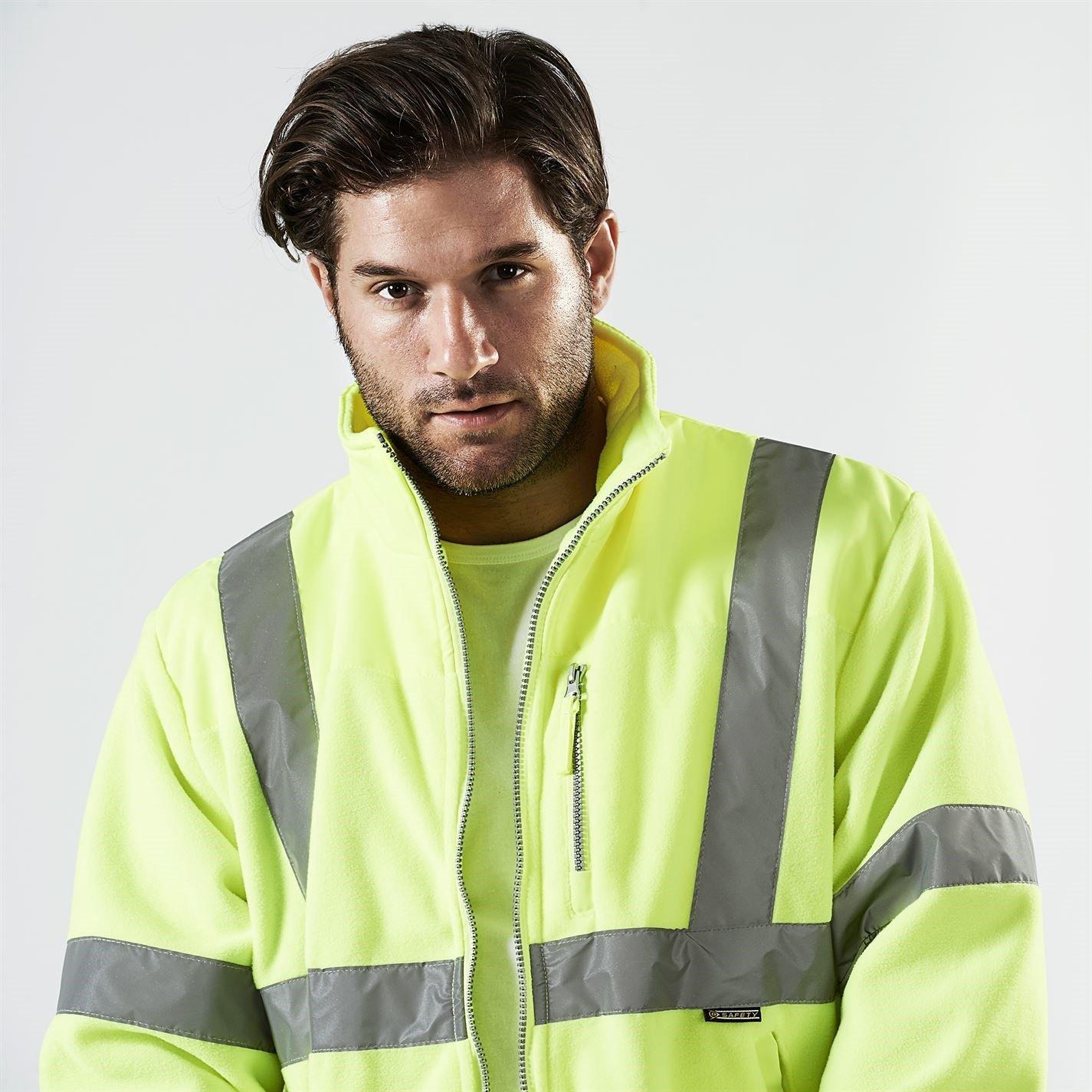 Gelb - Dunlop - Hi Vis Fleece Jacket Mens - 6