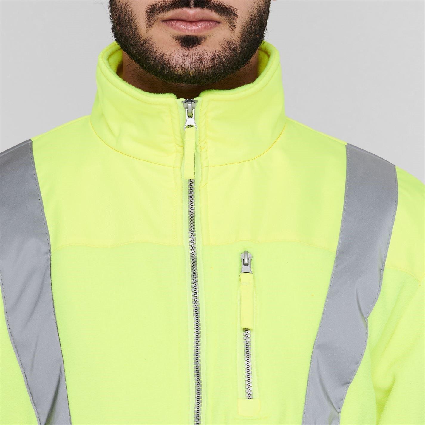 Gelb - Dunlop - Hi Vis Fleece Jacket Mens - 8