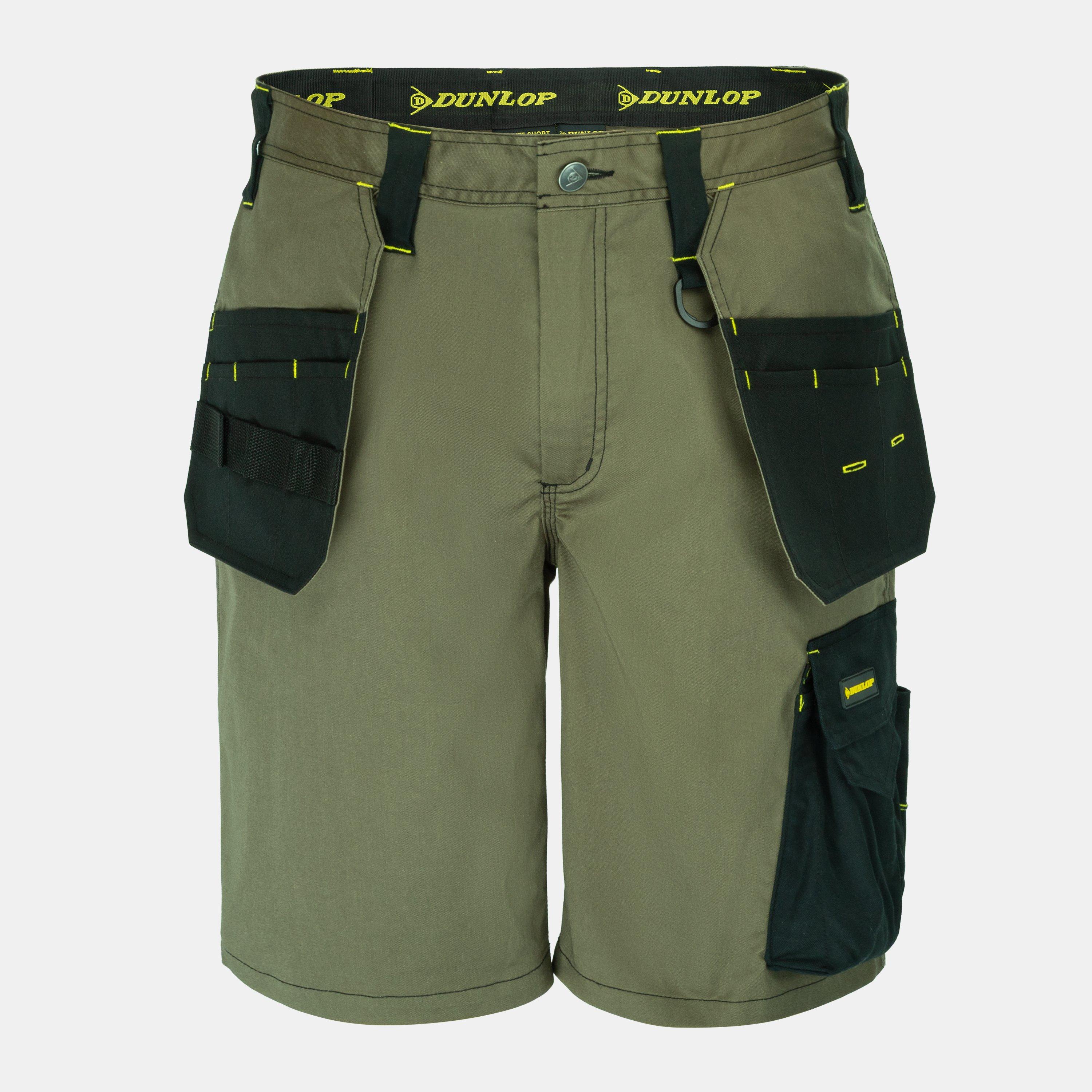 Dunlop Men's On-Site Shorts - Khaki - S