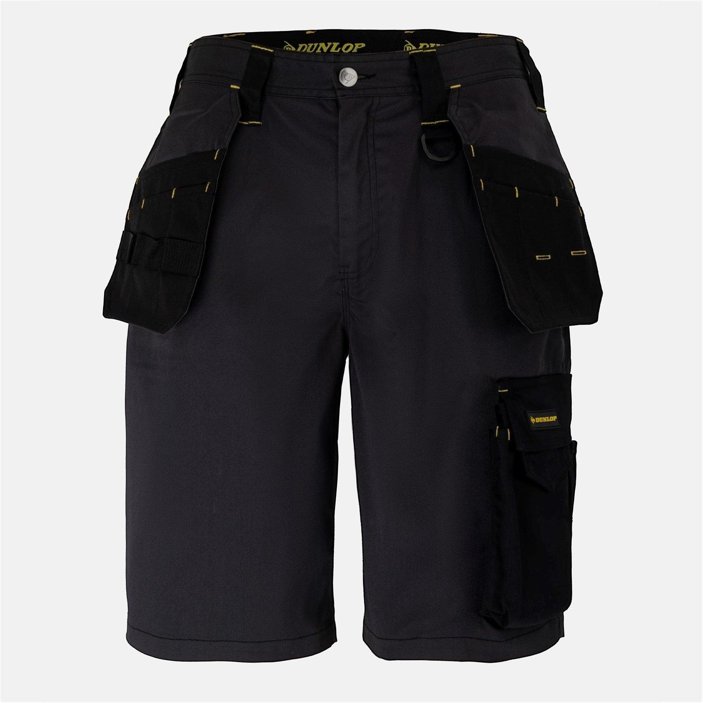 Dunlop Men's On-Site Shorts - Charcoal/Black - S