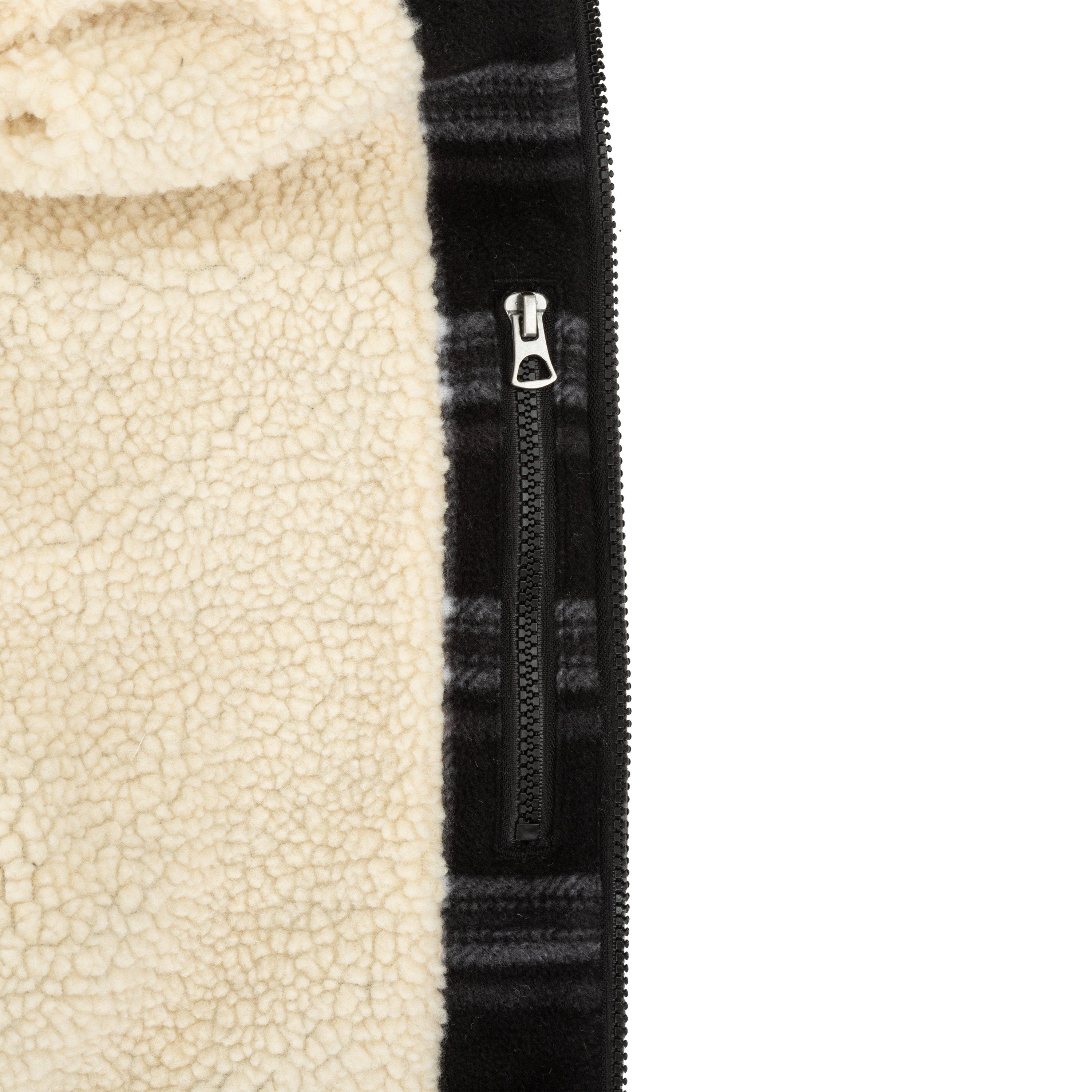 Crna - Dunlop - Full Zip Checked Hoodie Mens - 10