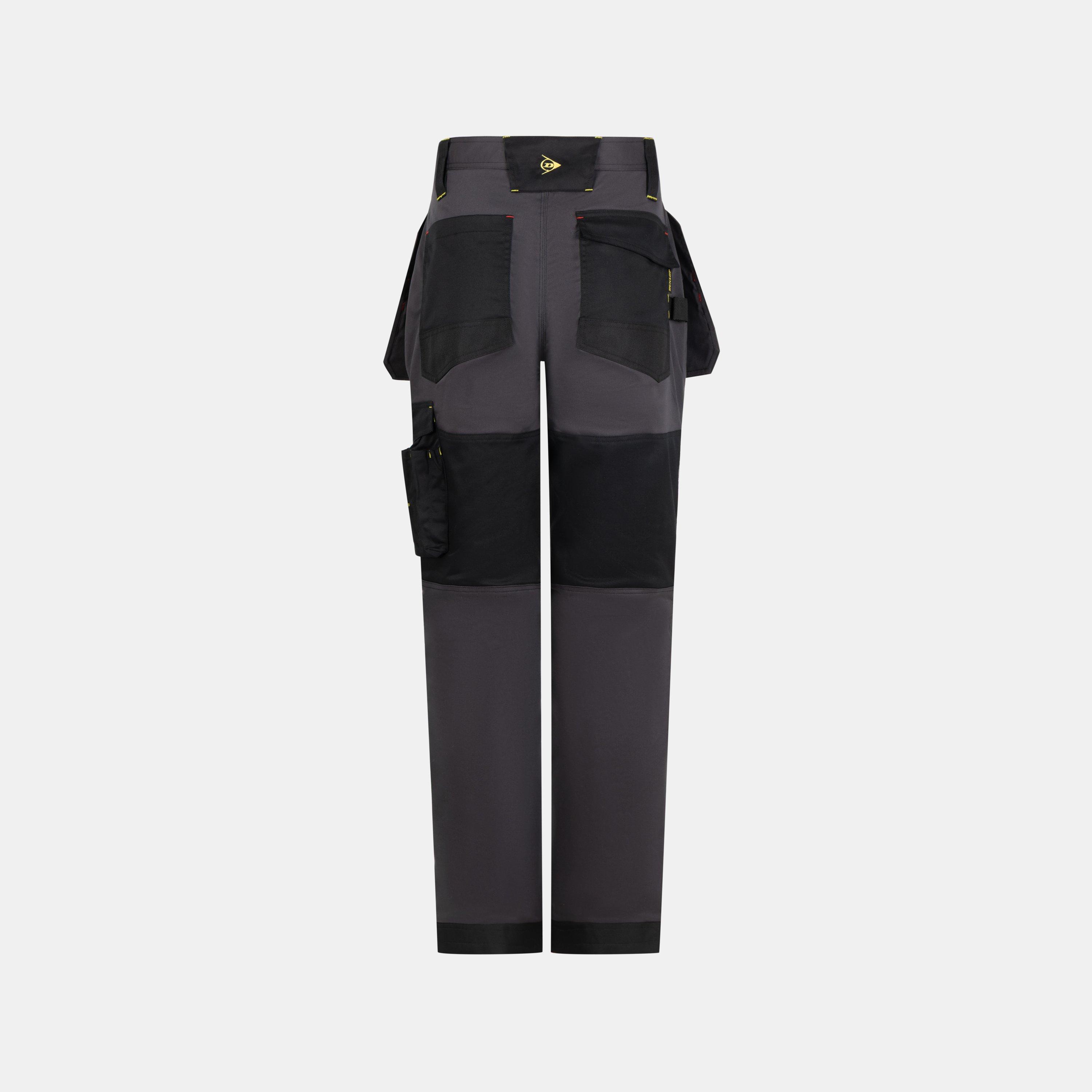 Charcoal/Black - Dunlop - On Site Insualted Workwear Trousers - 2