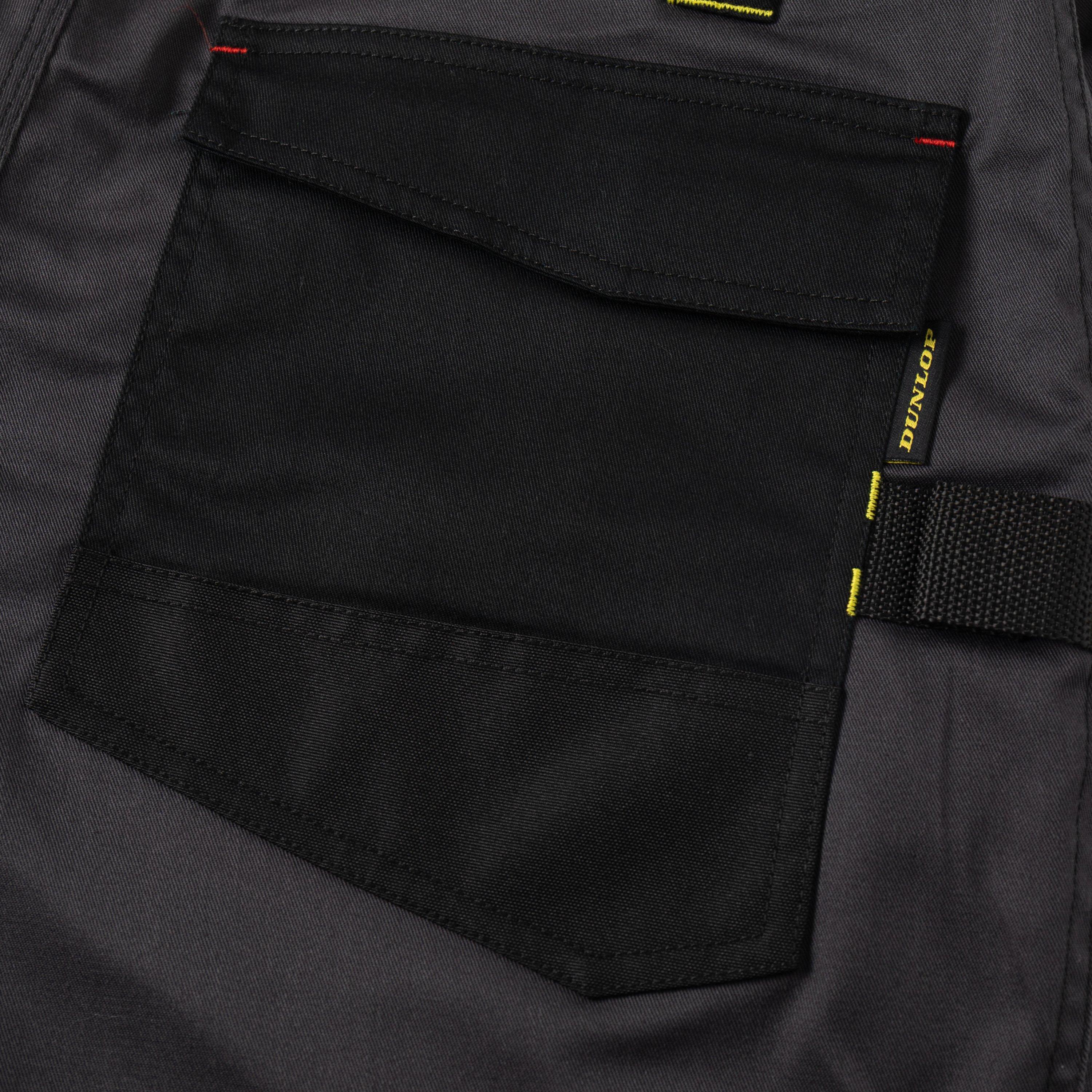 Charcoal/Black - Dunlop - On Site Insualted Workwear Trousers - 6