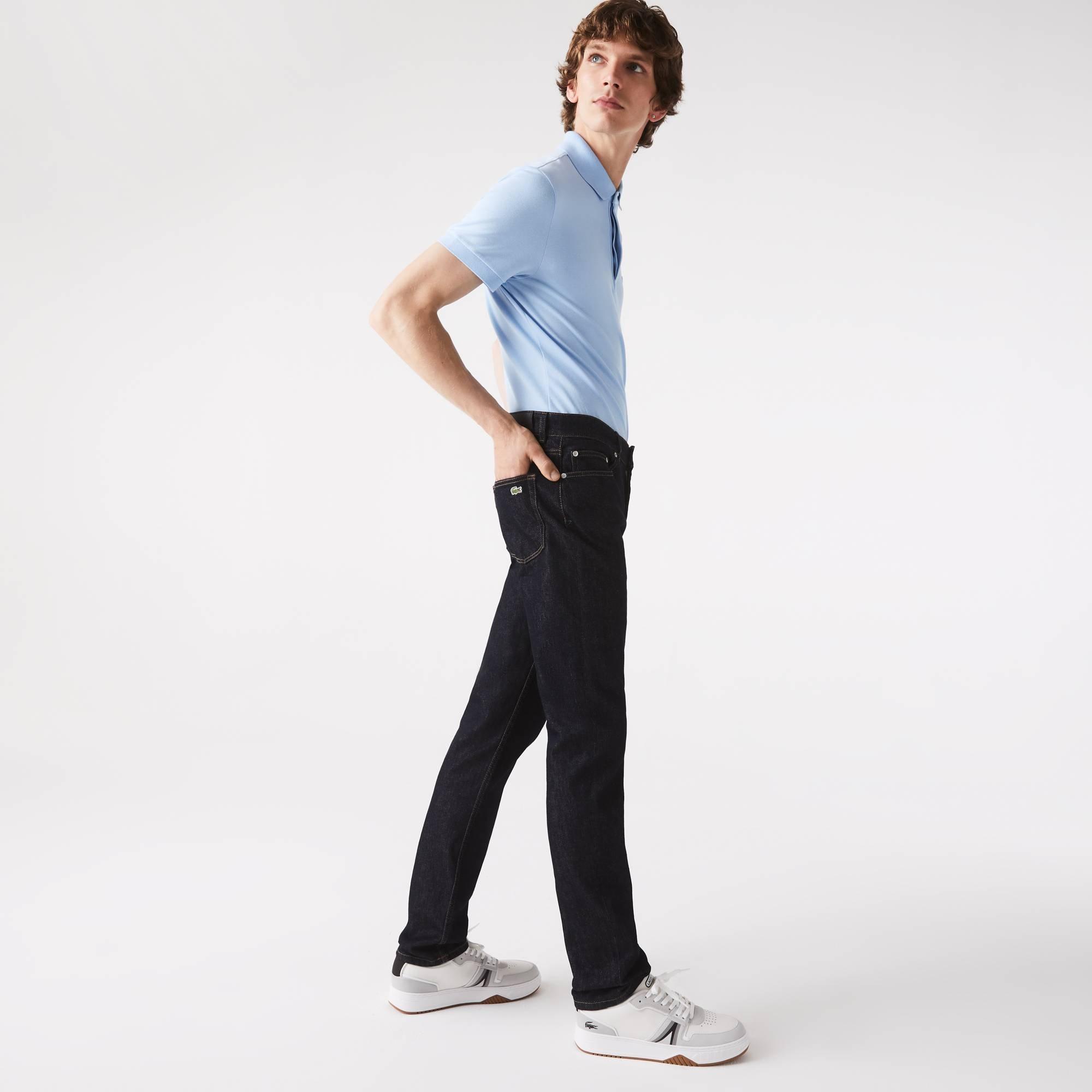 Blau - Lacoste - Slim Fit Jeans - 4