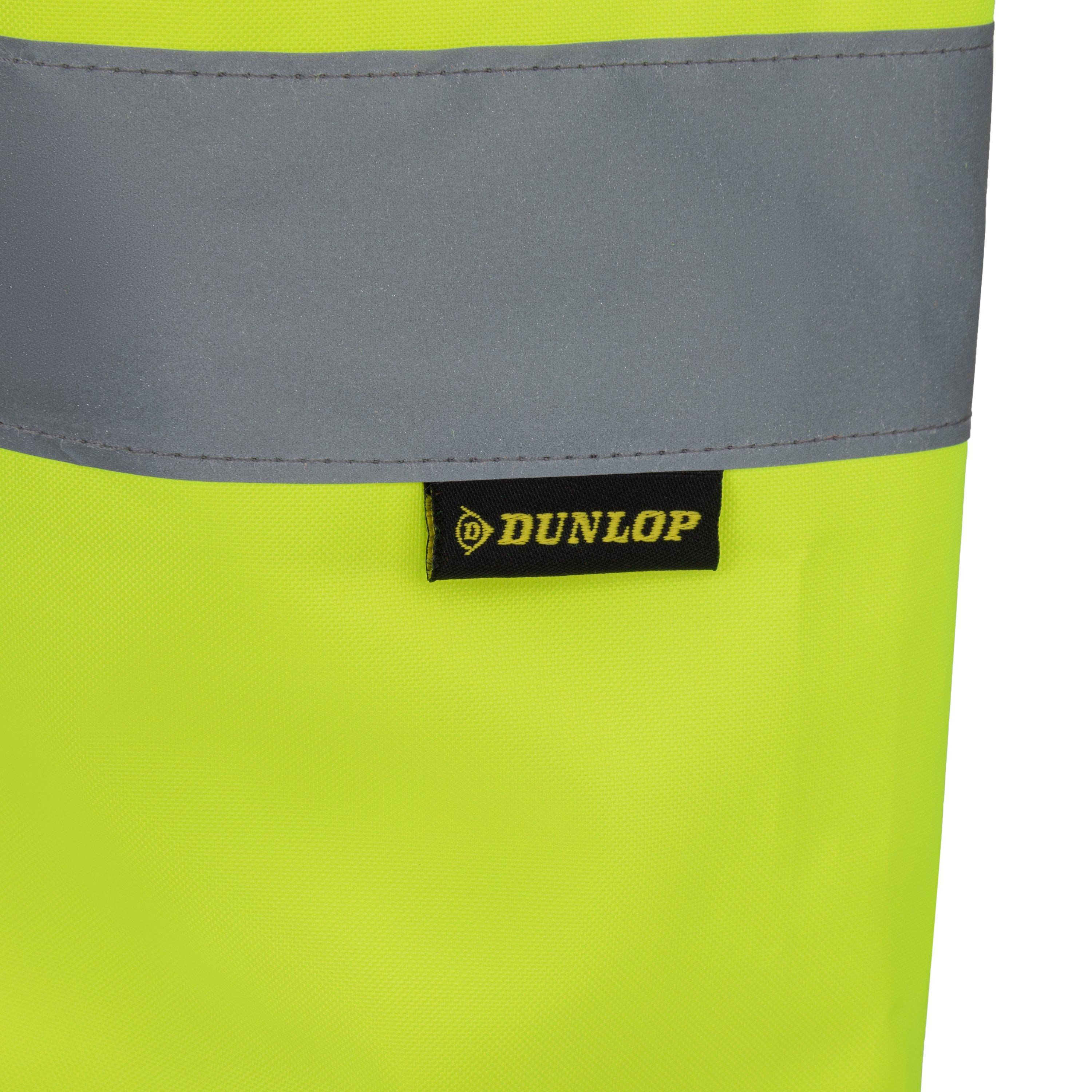 Yellow - Dunlop - Hi Vis Waterproof Work Pants Mens - 11