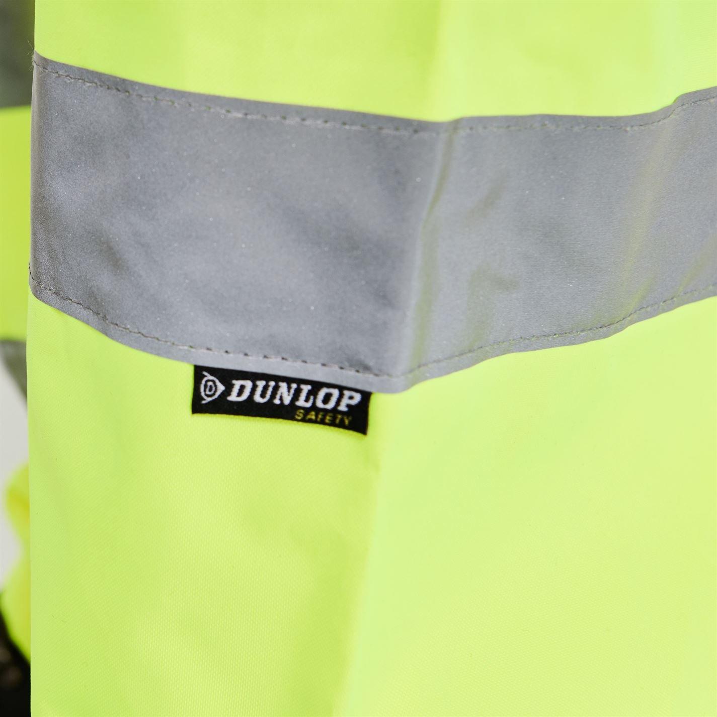 Yellow - Dunlop - Hi Vis Waterproof Work Pants Mens - 6