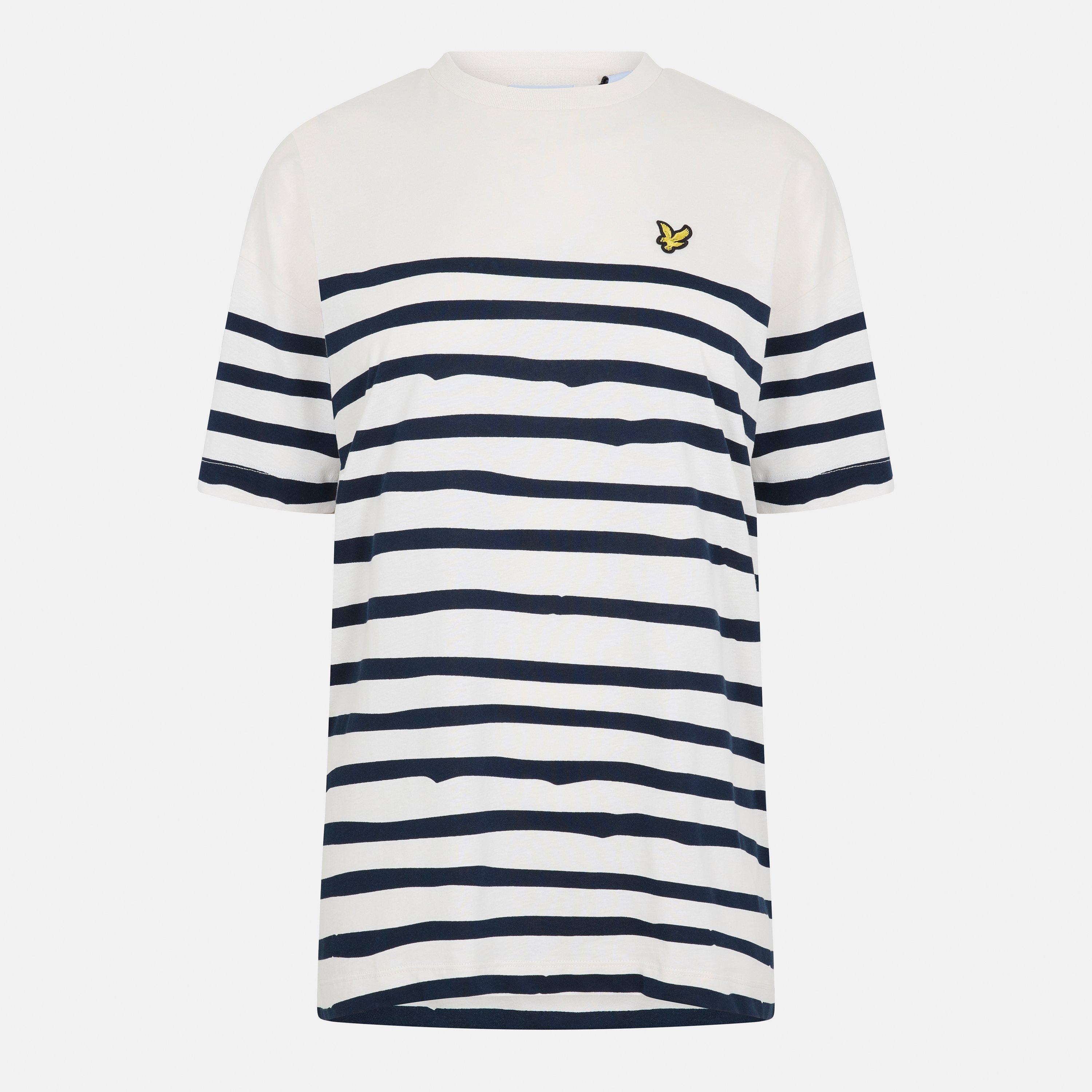 Pillow White/ D - Lyle and Scott - Women's C Breton Long-Sleeve T-Shirt - 1