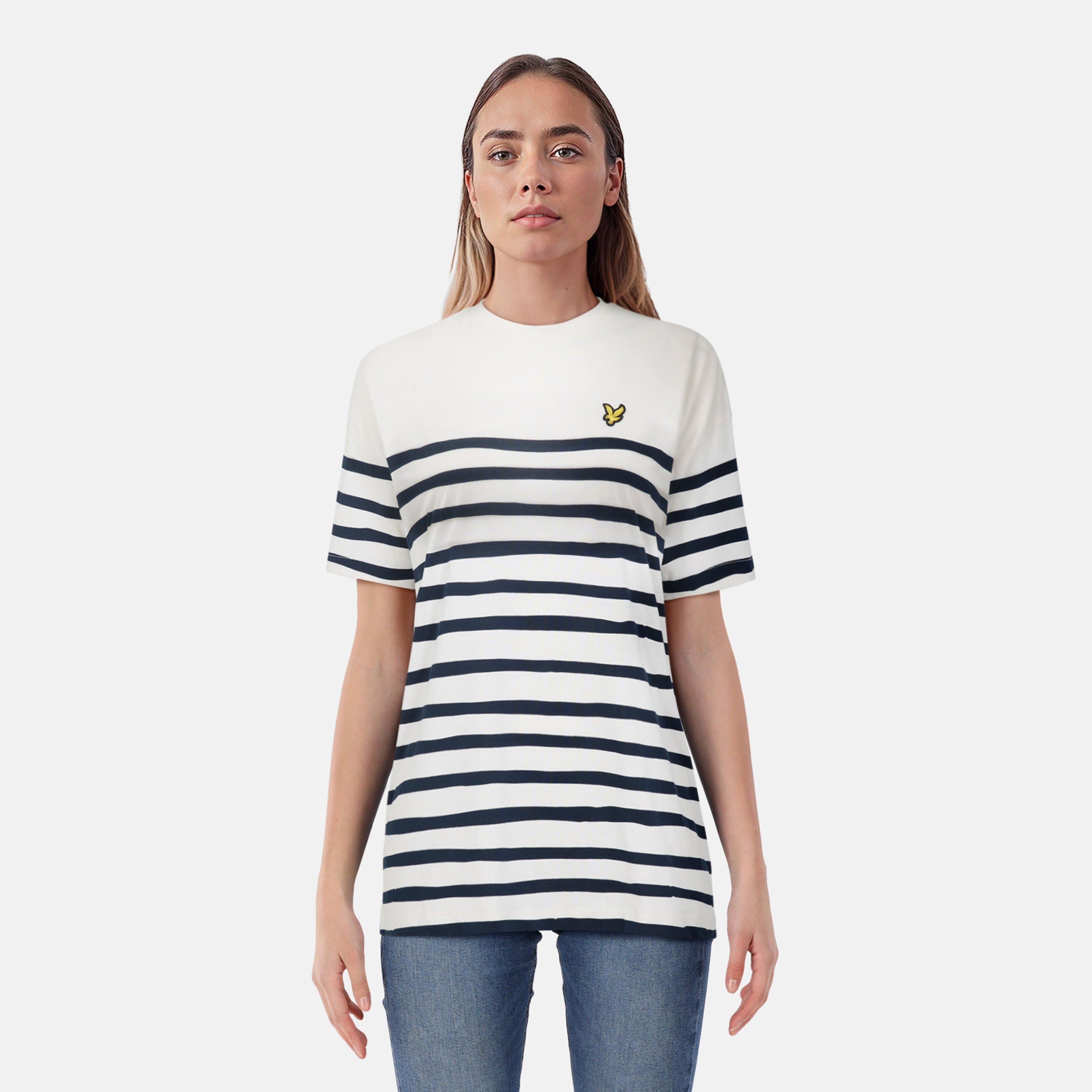 Pillow White/ D - Lyle and Scott - Women's C Breton Long-Sleeve T-Shirt - 3