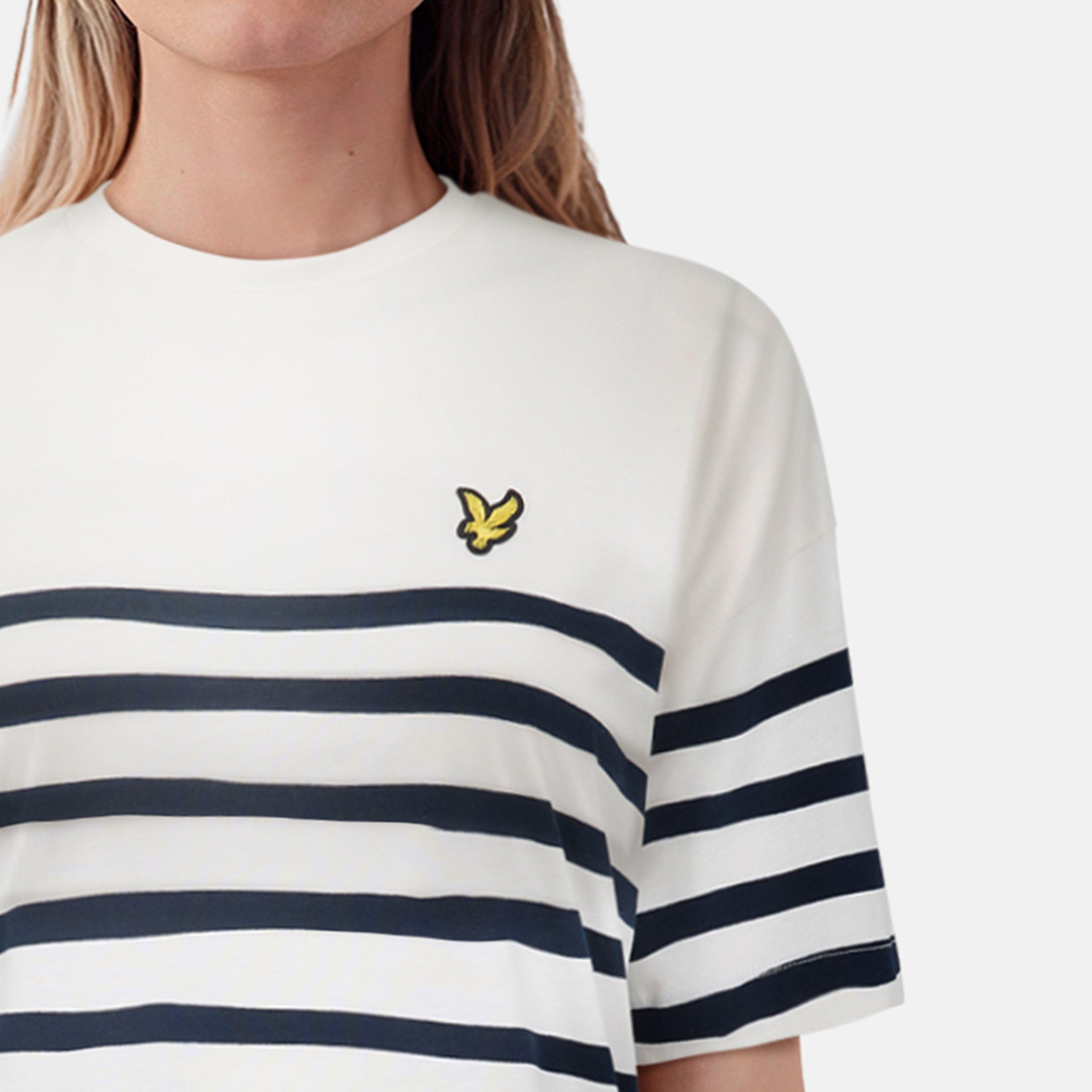 Pillow White/ D - Lyle and Scott - Women's C Breton Long-Sleeve T-Shirt - 5