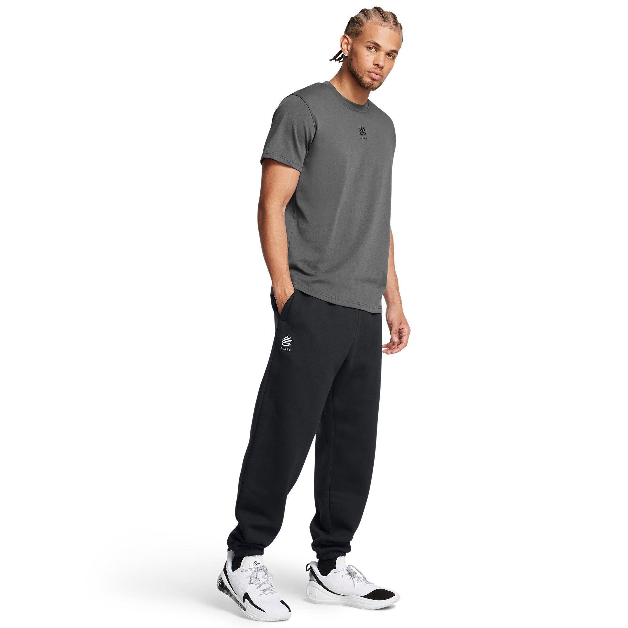 Sort/Hvid - Under Armour - Curry Splash Joggers Mens - 6