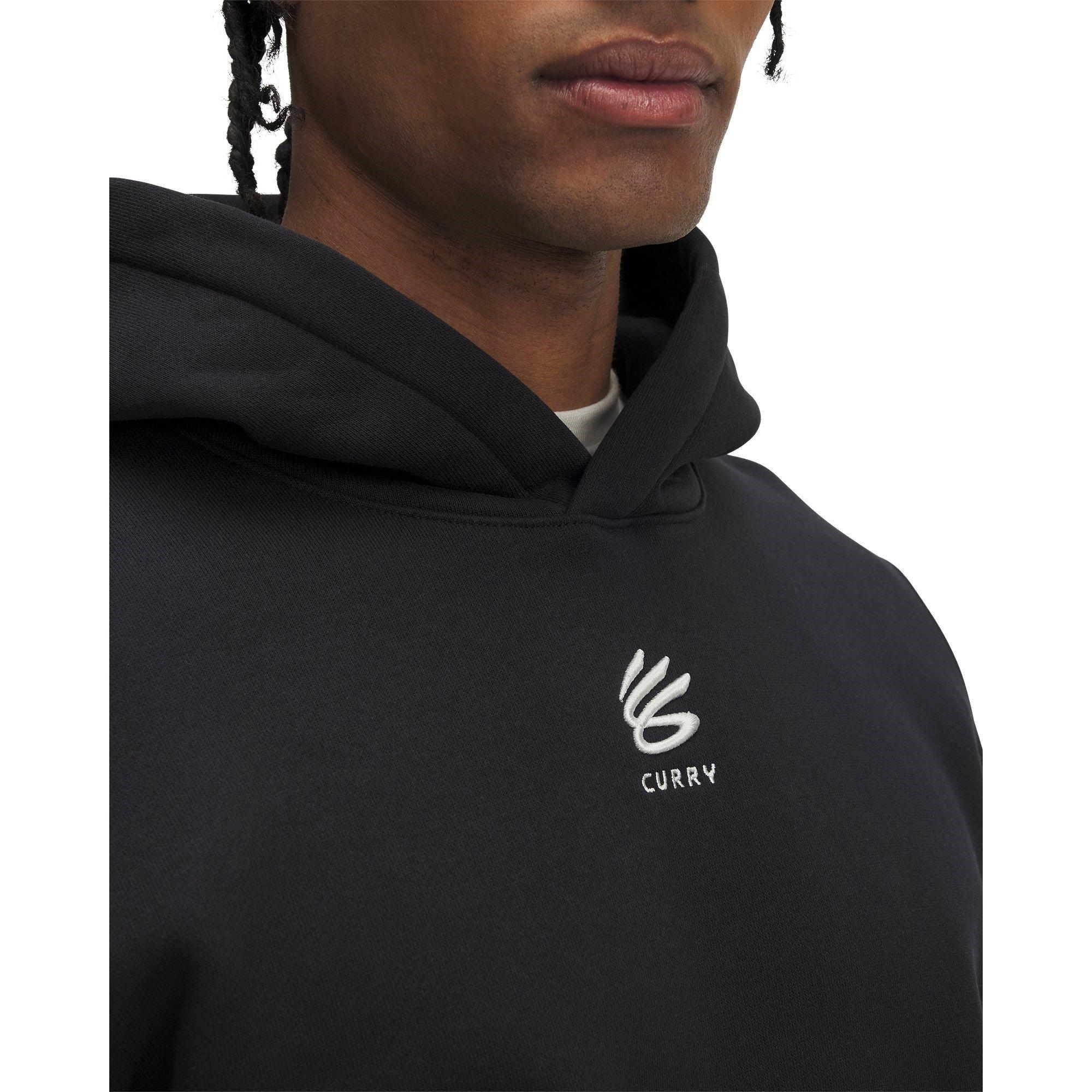 Black/White - Under Armour - Curry Splash Hoodie Adults - 5