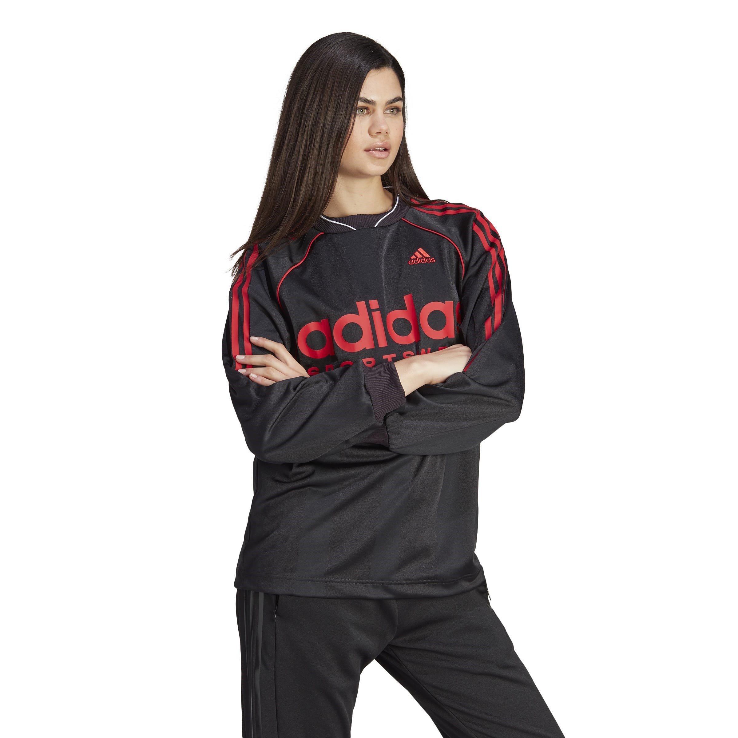 Schwarz - adidas - Jacquard Long-Sleeve Jersey Womens - 4