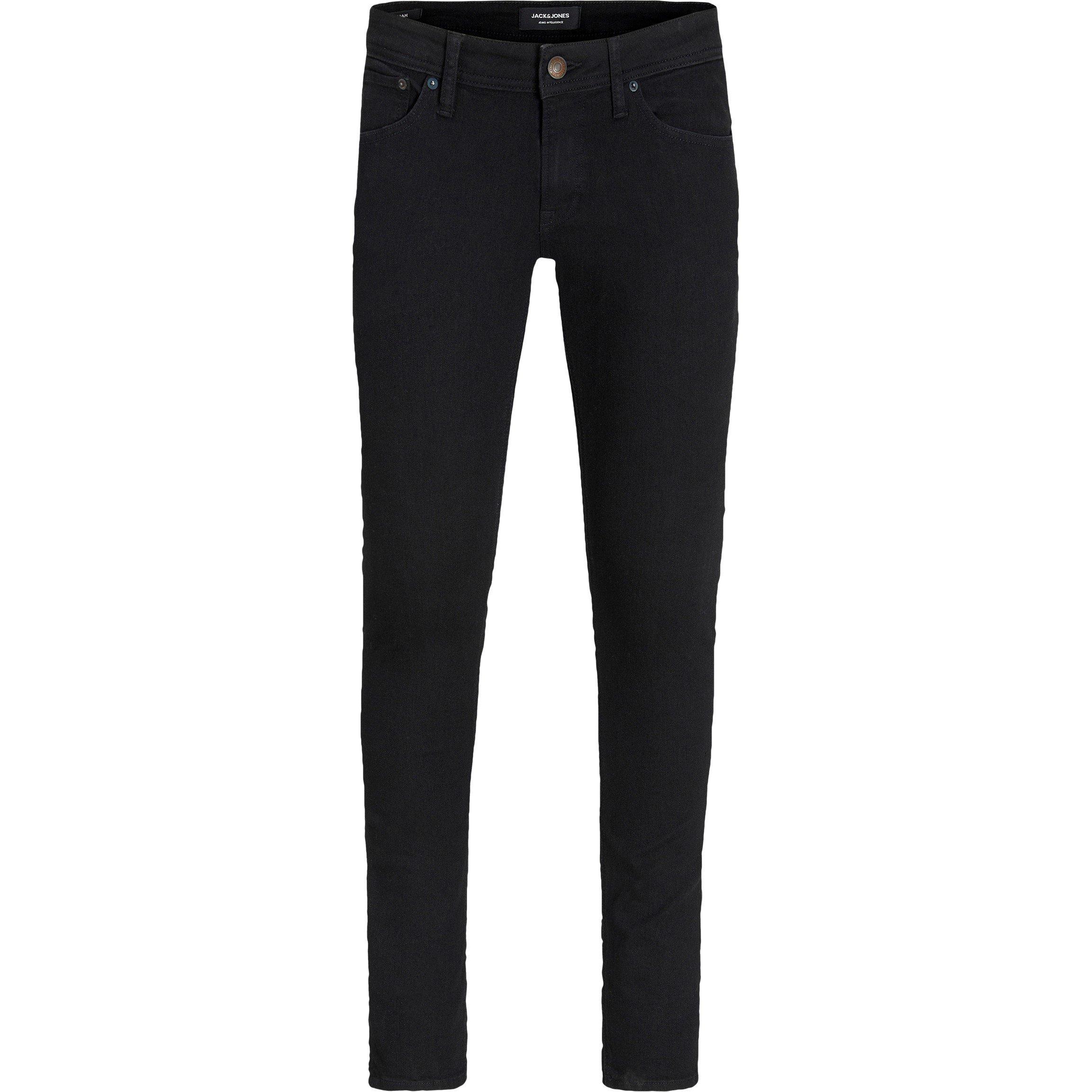 Black Denim - Jack and Jones - Men's Liam Skinny Jeans - 1
