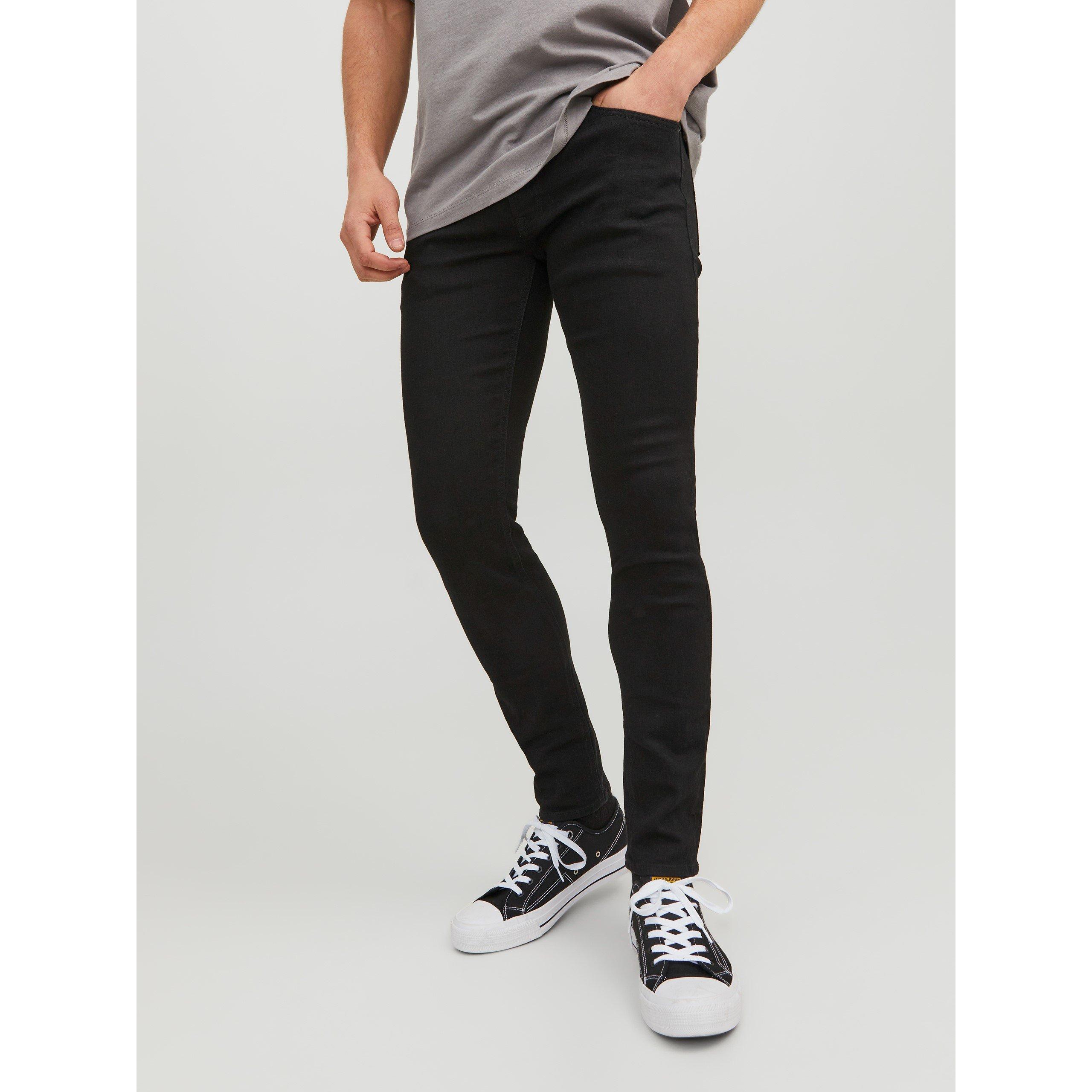 Black Denim - Jack and Jones - Men's Liam Skinny Jeans - 3