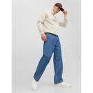 Denim bleu - ASOS 4505 Curve Højtaljede leggings med paneler med klare mikroprikker - Chiara Ferragni contrast-trim jeans - 4