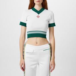 Casablanca Logo Crop Top