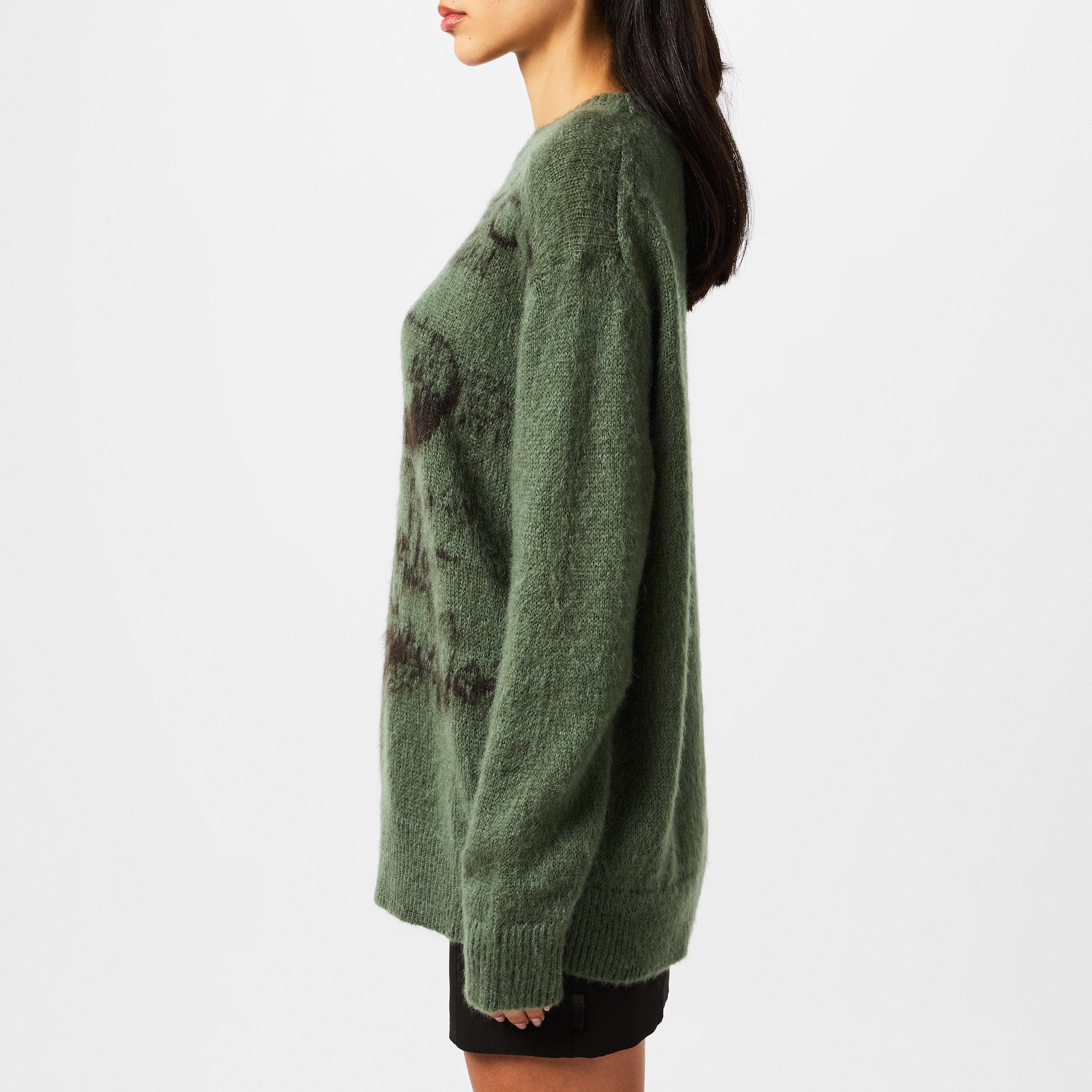 Dark Green - Y Project - Women's Paris Pullover Crew Long-Sleeve T-Shirt - 2