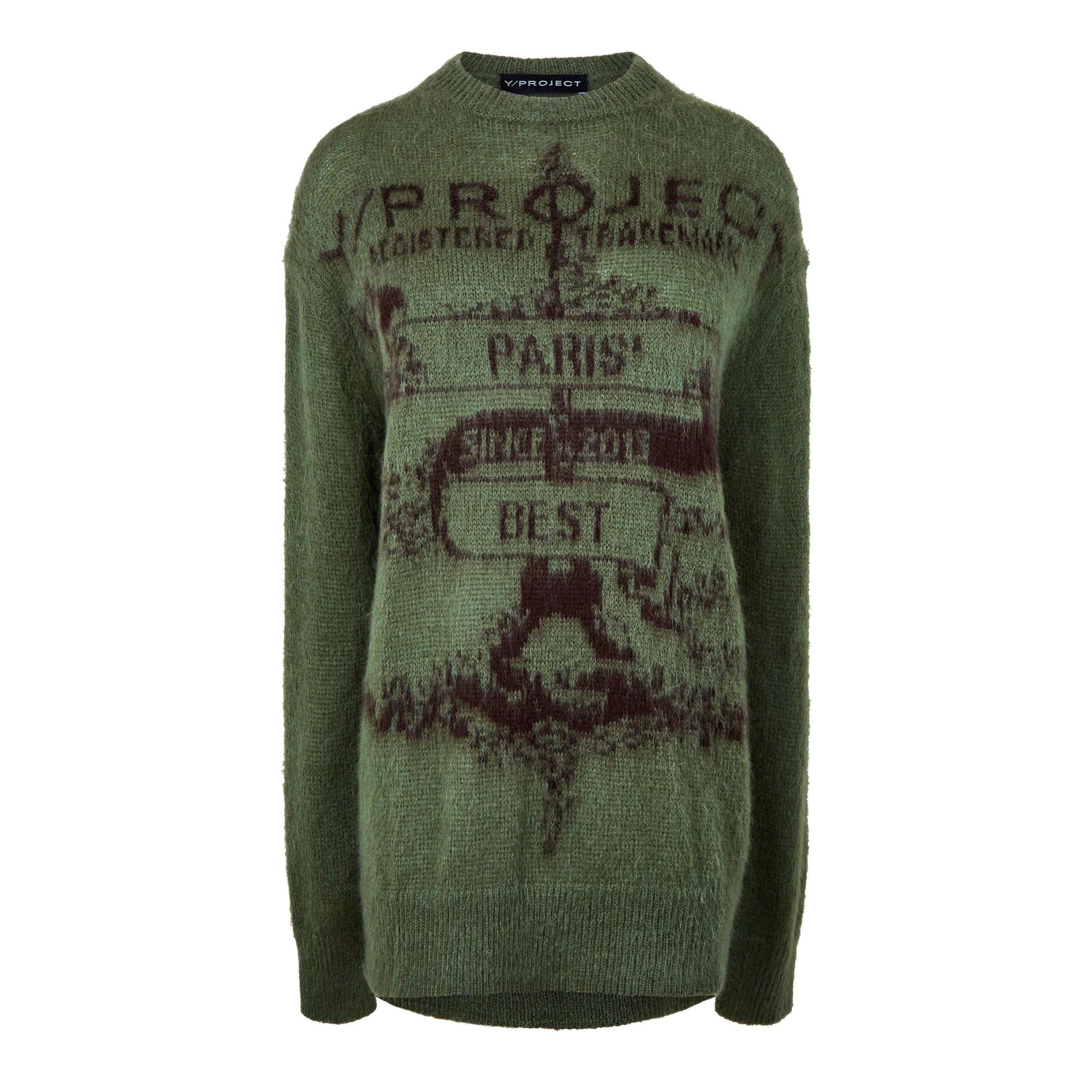 Dark Green - Y Project - Women's Paris Pullover Crew Long-Sleeve T-Shirt - 5