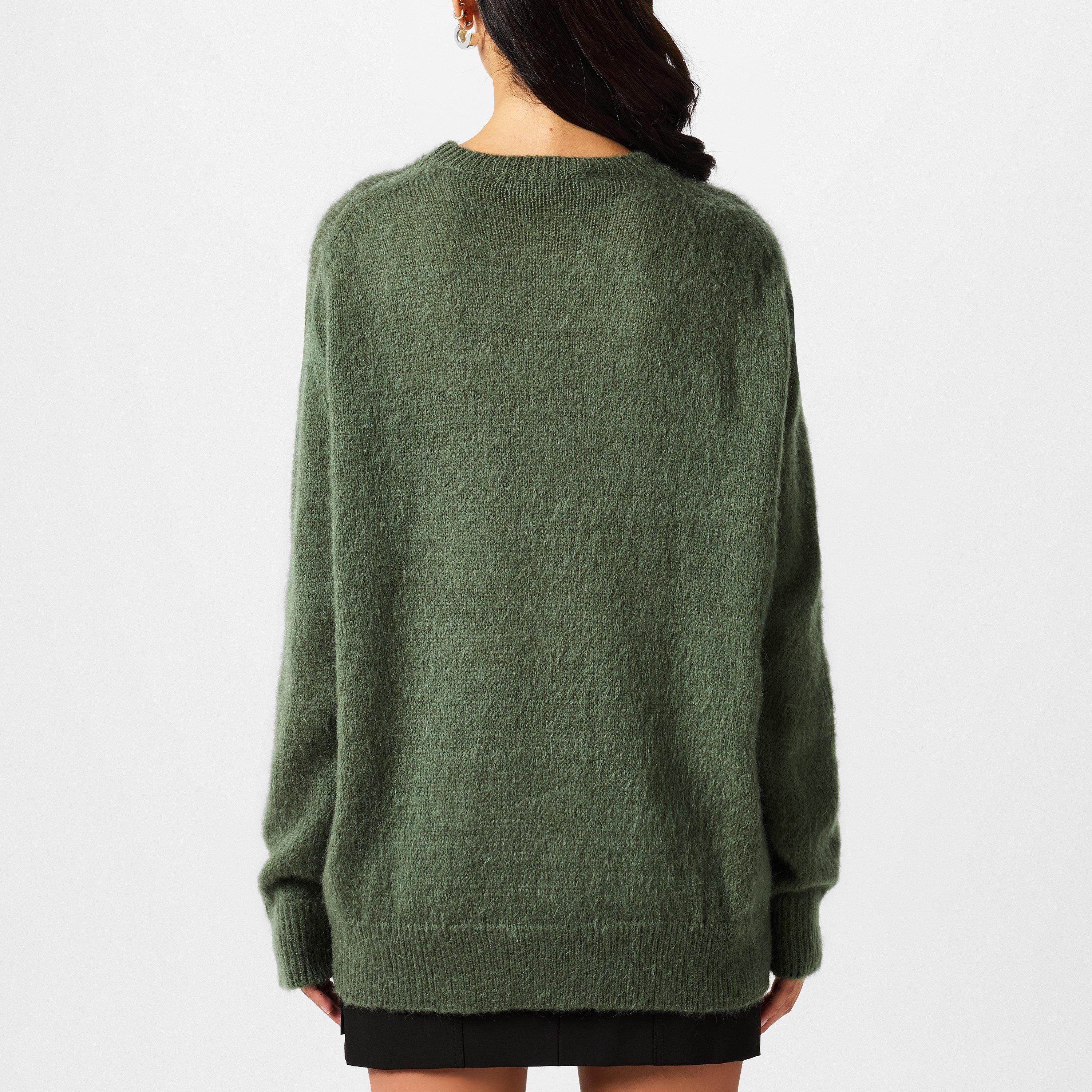 Dark Green - Y Project - Women's Paris Pullover Crew Long-Sleeve T-Shirt - 3