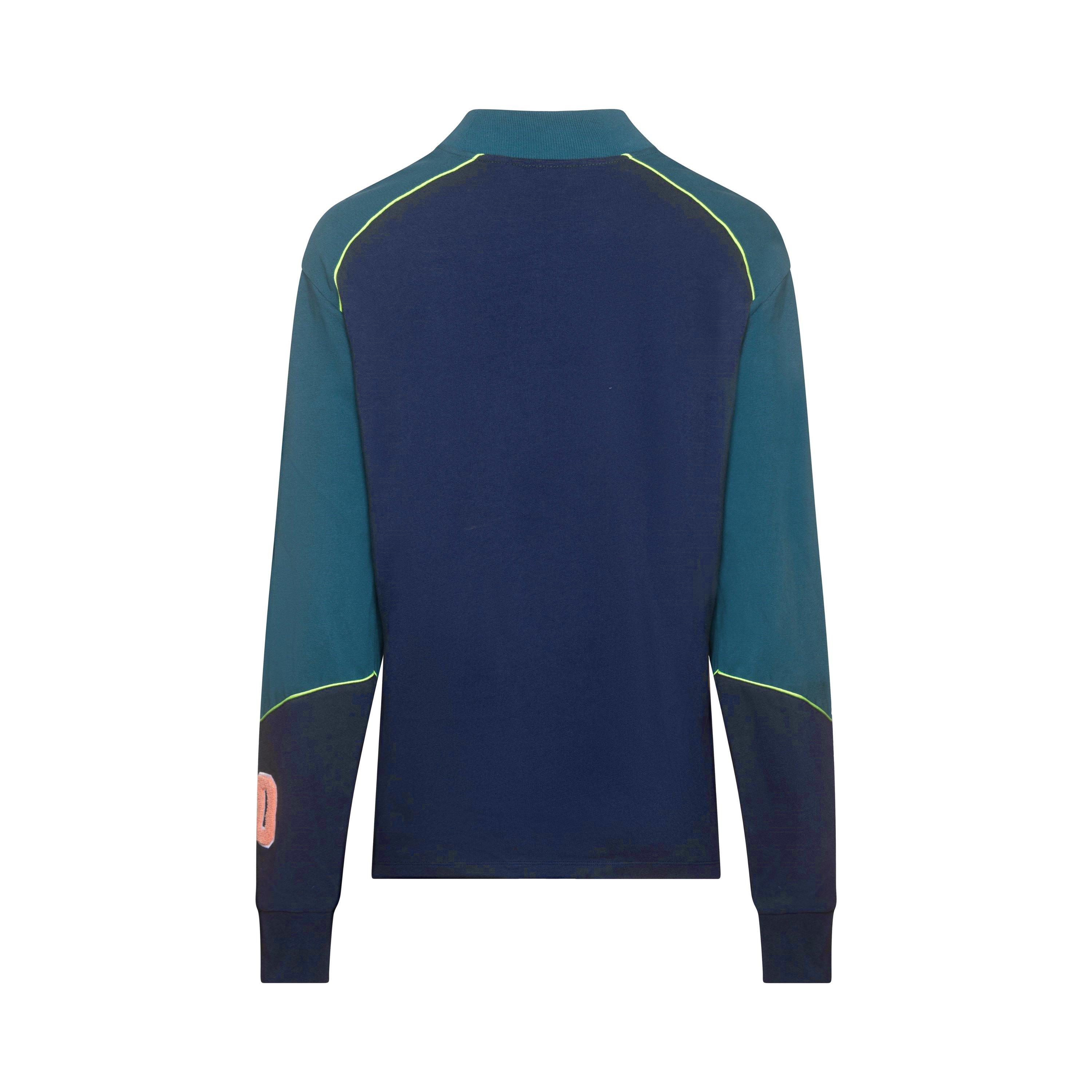 Navy Urban - Red Run - Women's Long-Sleeve Skater T-Shirt - 6