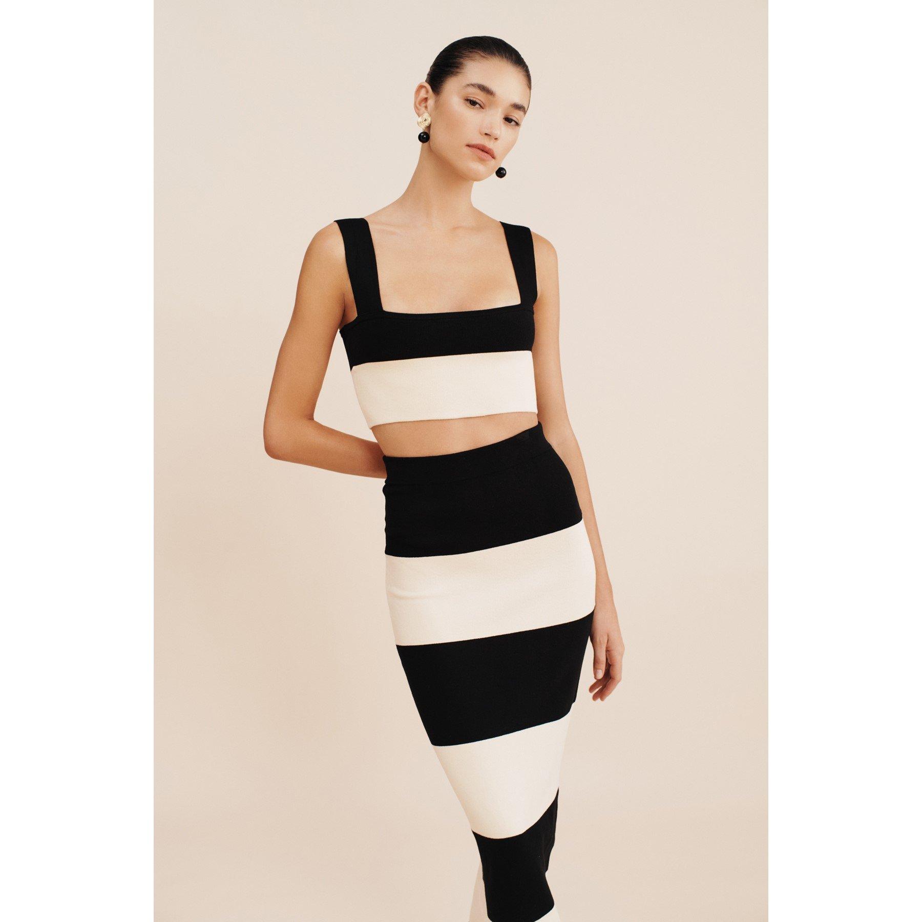 Cream Black - Posse - Theo Crop Top - 7