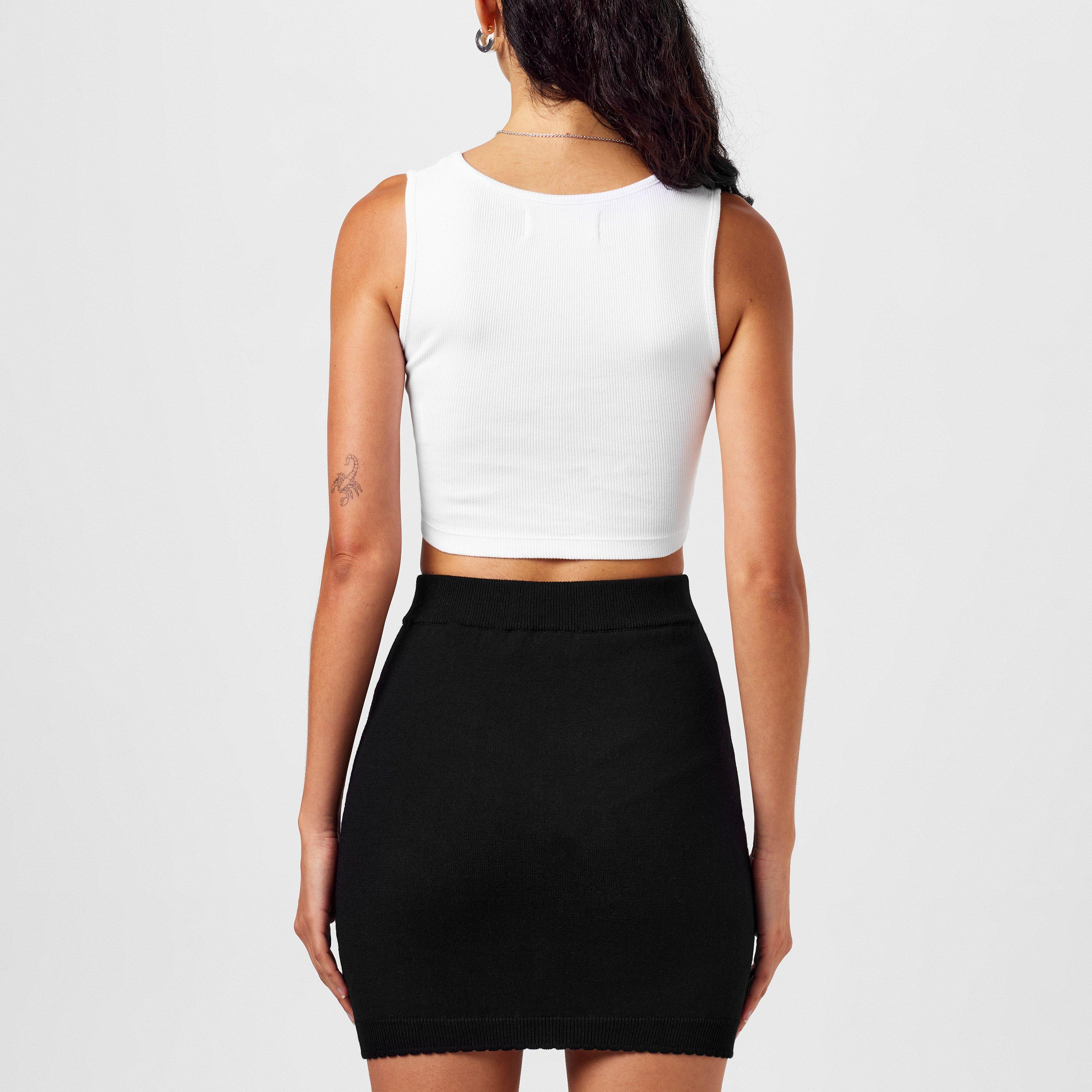 White - Vivienne Westwood - Women's Logo Crop Querelle Vest Top - 4