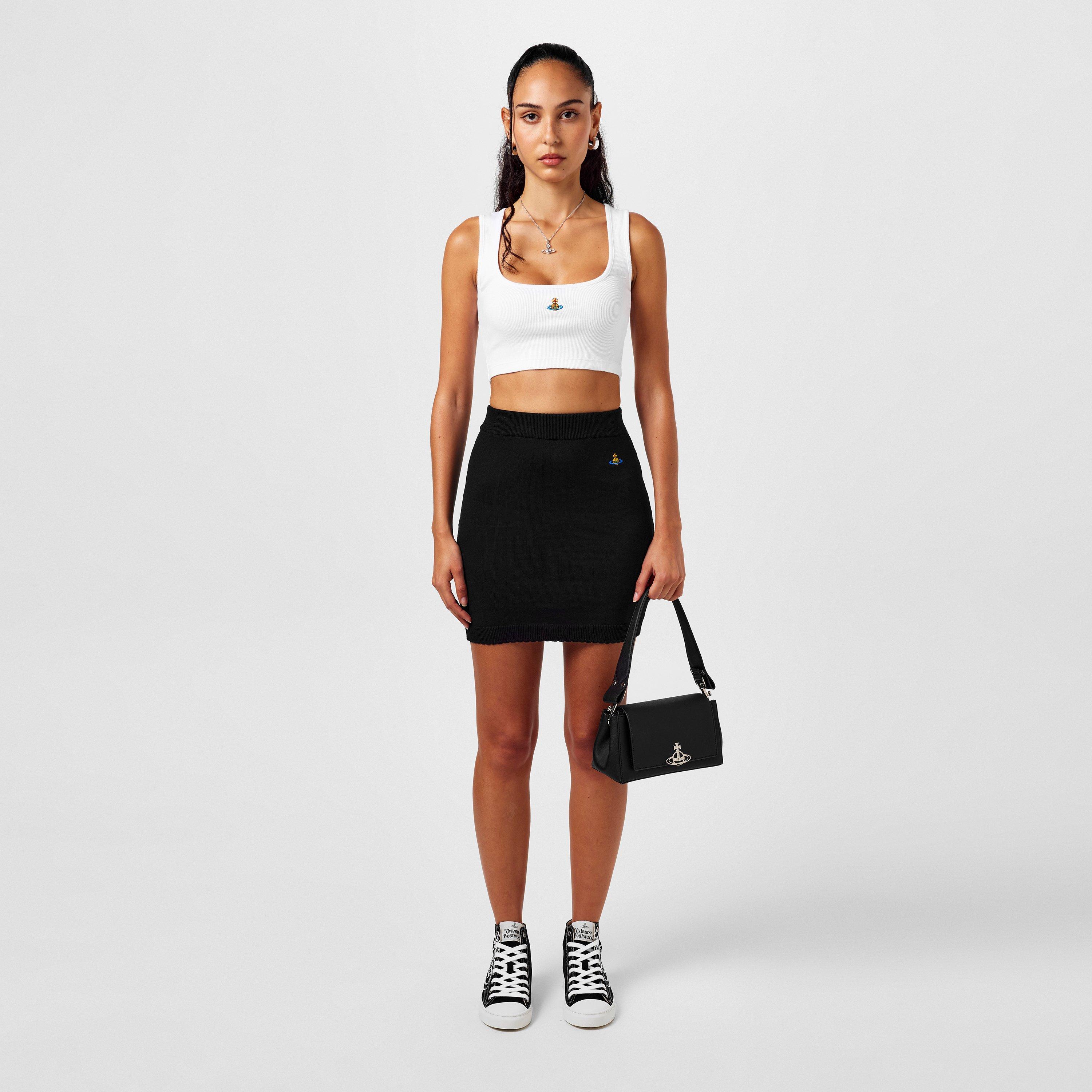 White - Vivienne Westwood - Women's Logo Crop Querelle Vest Top - 6