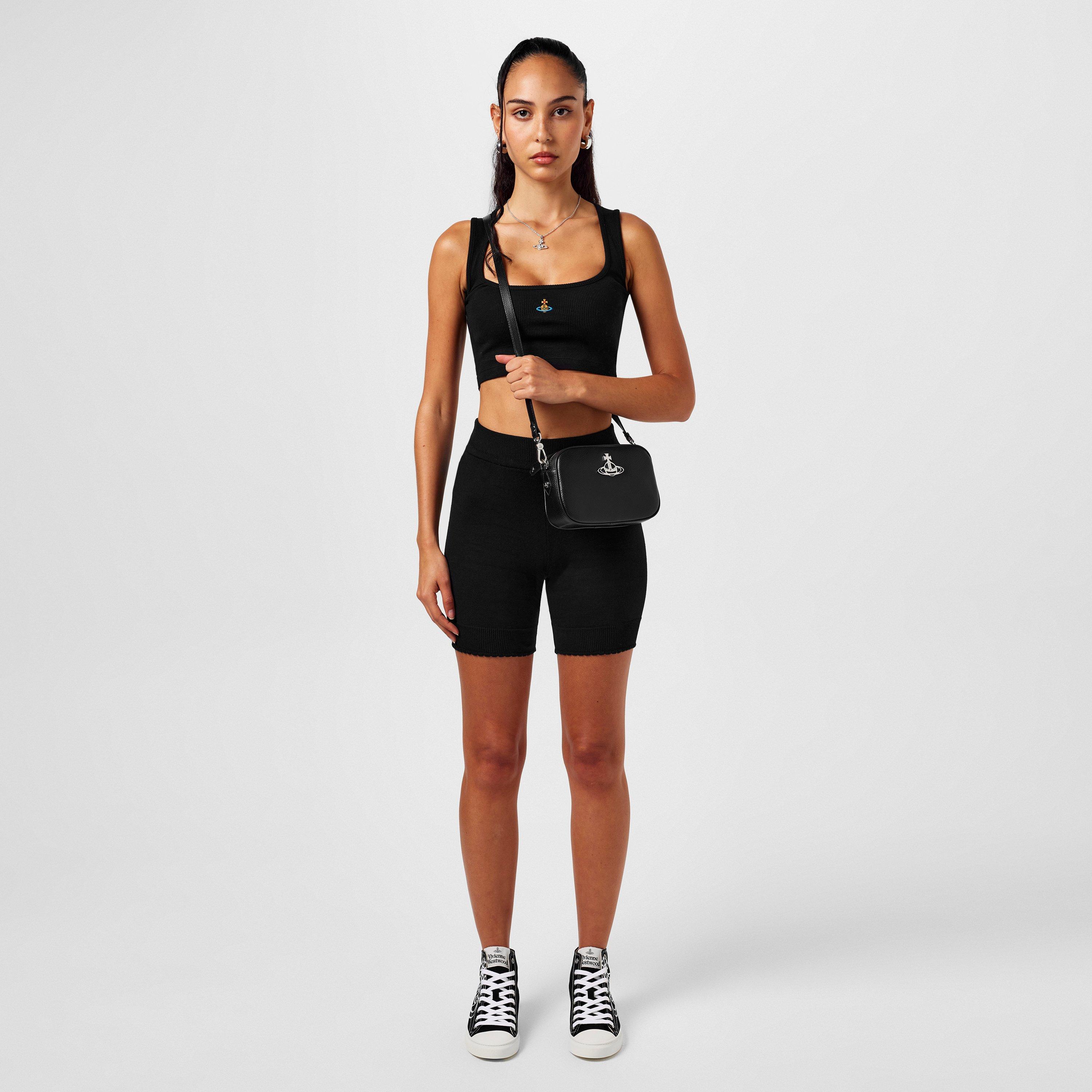 Black - Vivienne Westwood - Women's Logo Crop Querelle Vest Top - 6